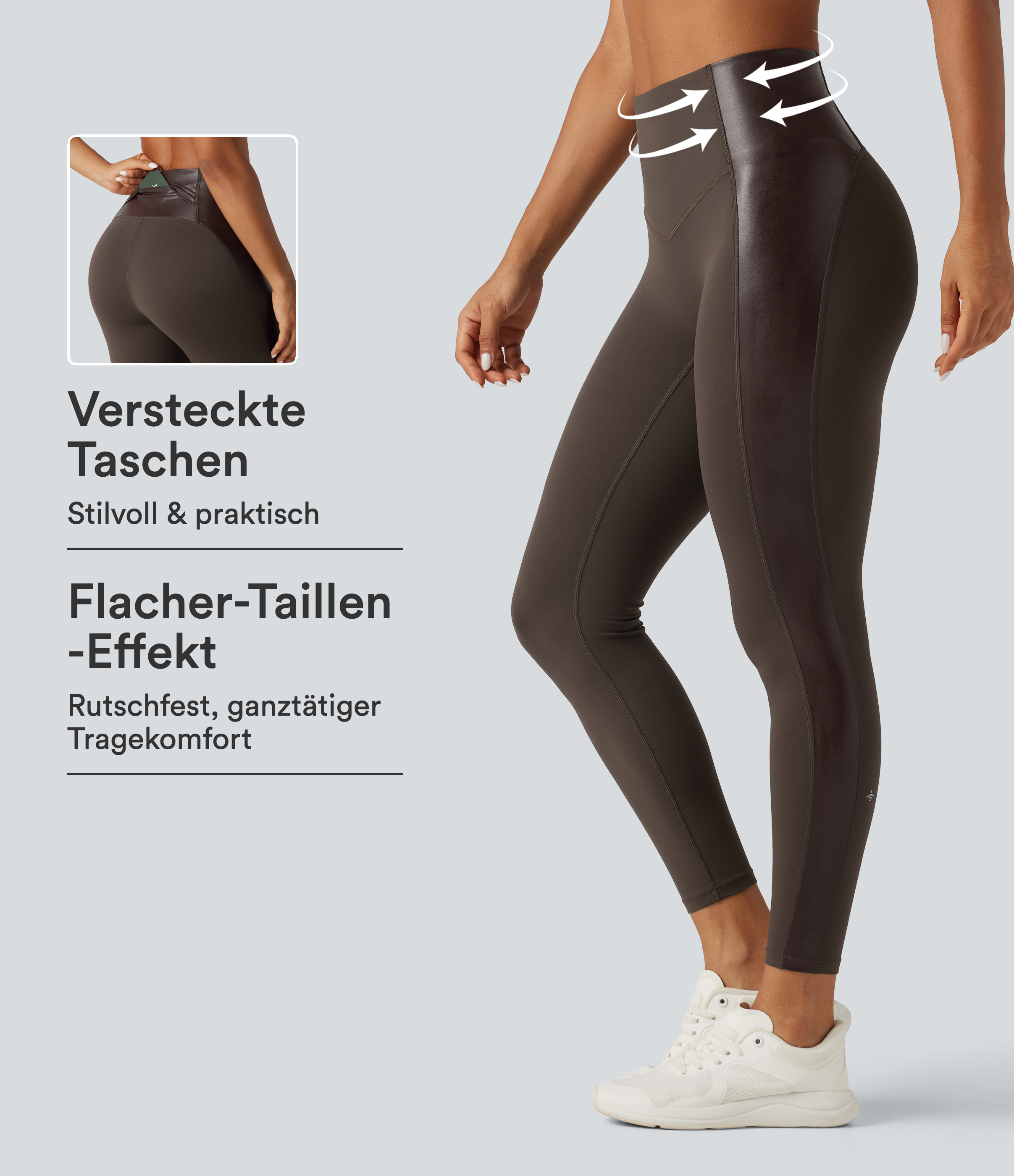Halara UltraSculpt™ - Yoga-Leggings mit hohem Bund, Bundtasche und Bauchkontrolle