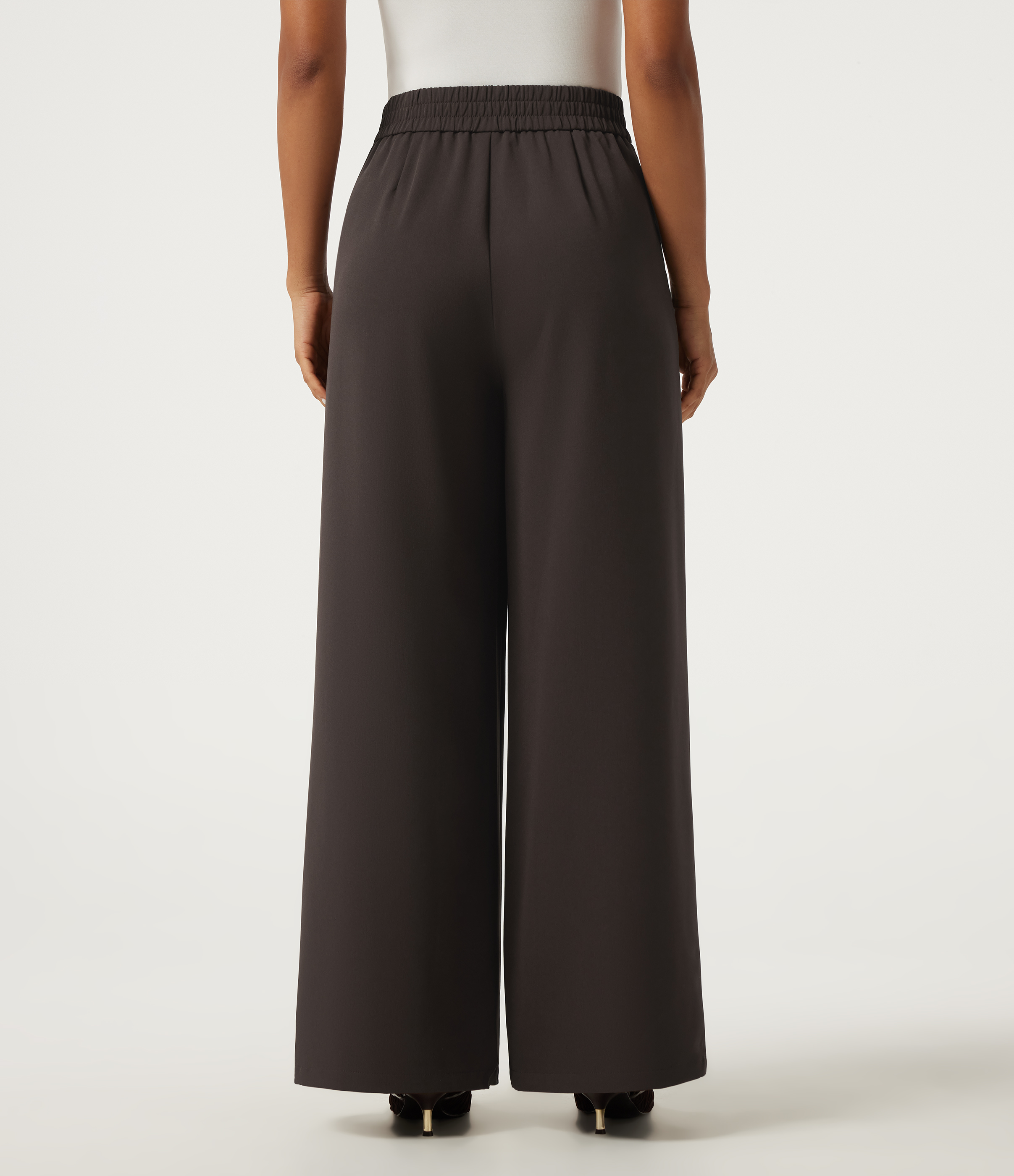 Mole' High Waisted Wide Leg Work Pants with Pockets / 2