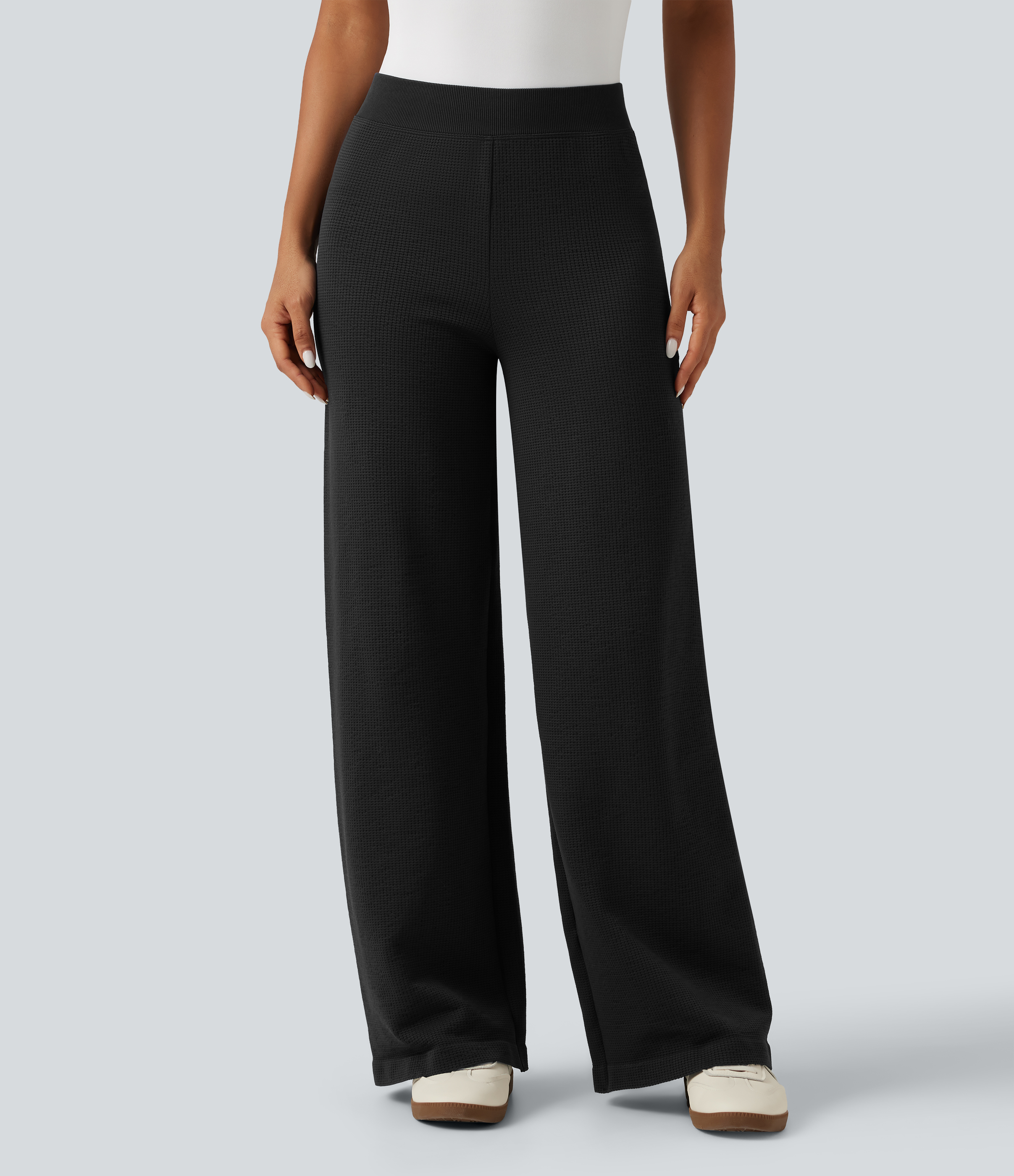 OneForm Seamless Flow Mid Rise Wide Leg Casual Pants