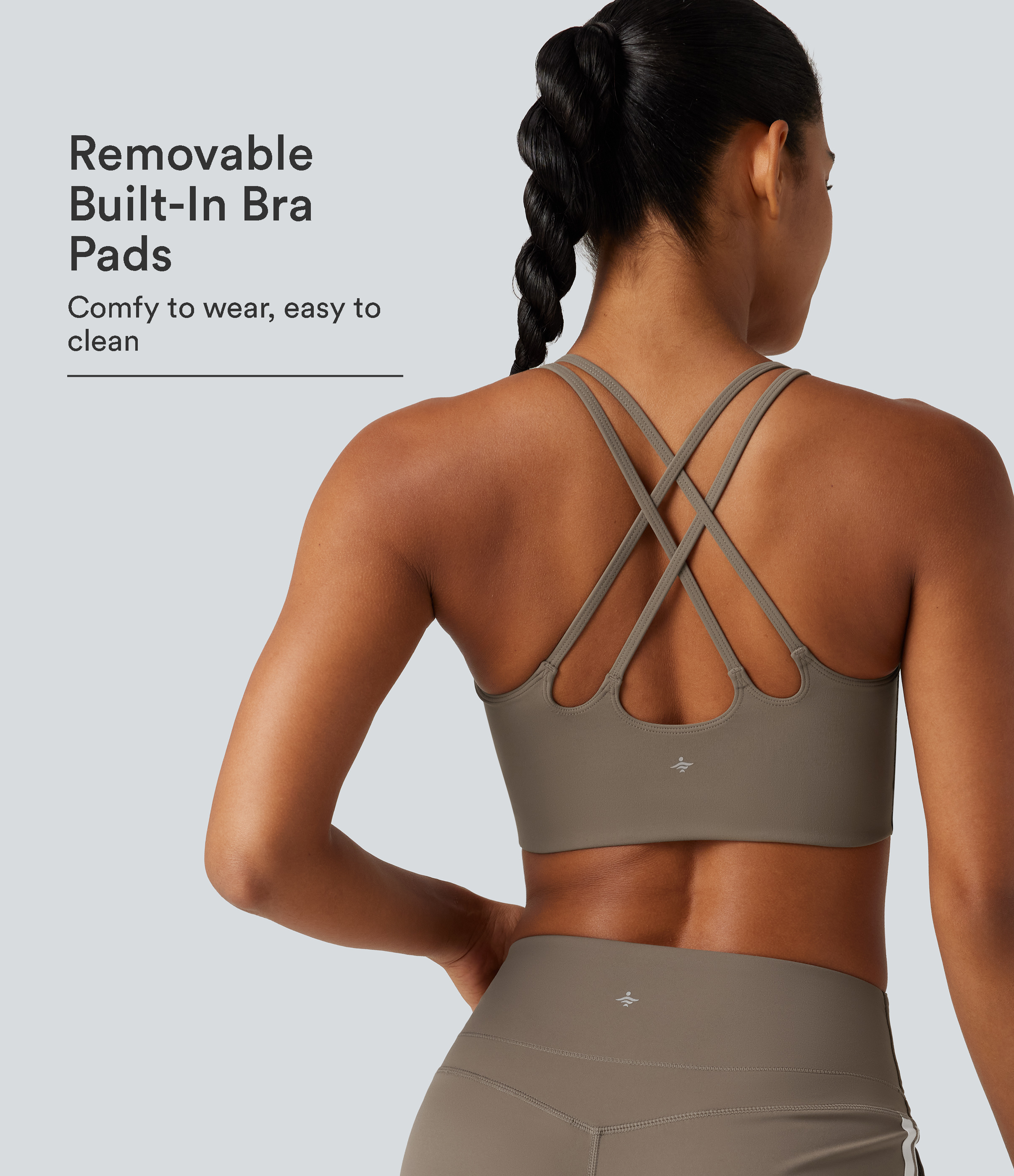 Halara UltraSculpt™ Low Support  Built-in Bra Yoga Sports Bra 