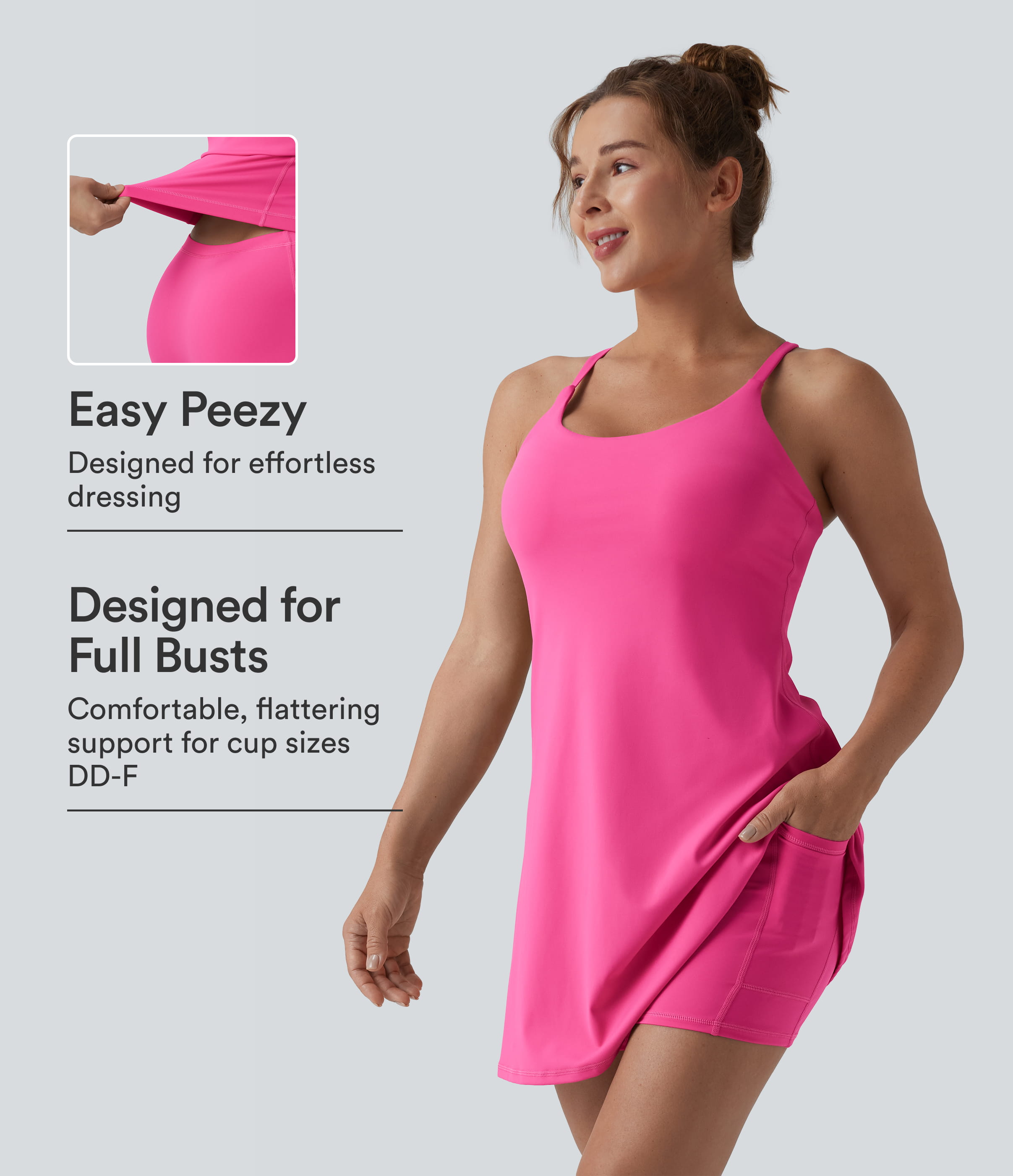 Softlyzero™ Plush Backless Active Dress-Easy Peezy Edition DD-F