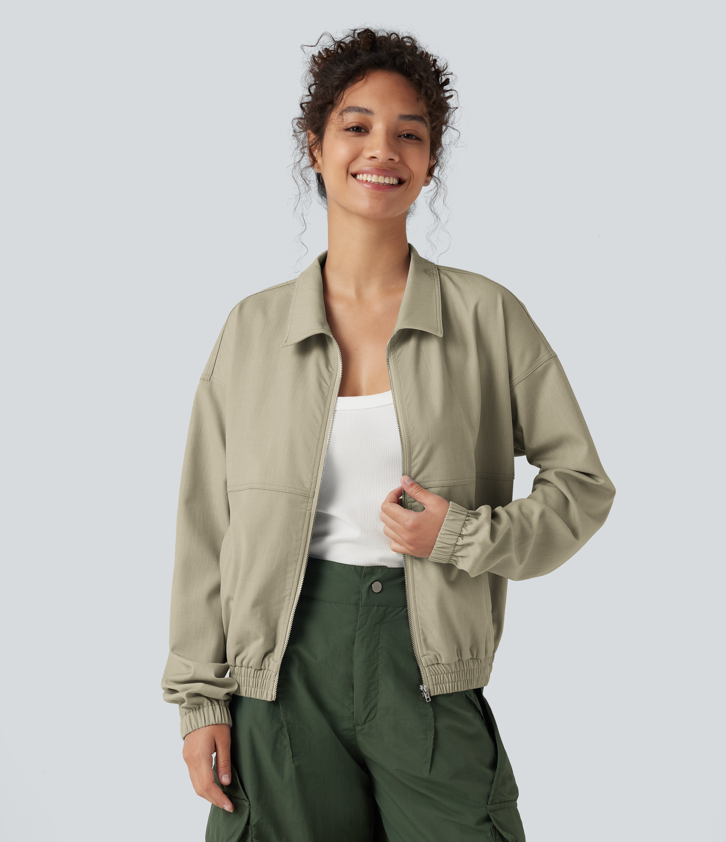 Long Sleeve Casual Jacket with Pockets