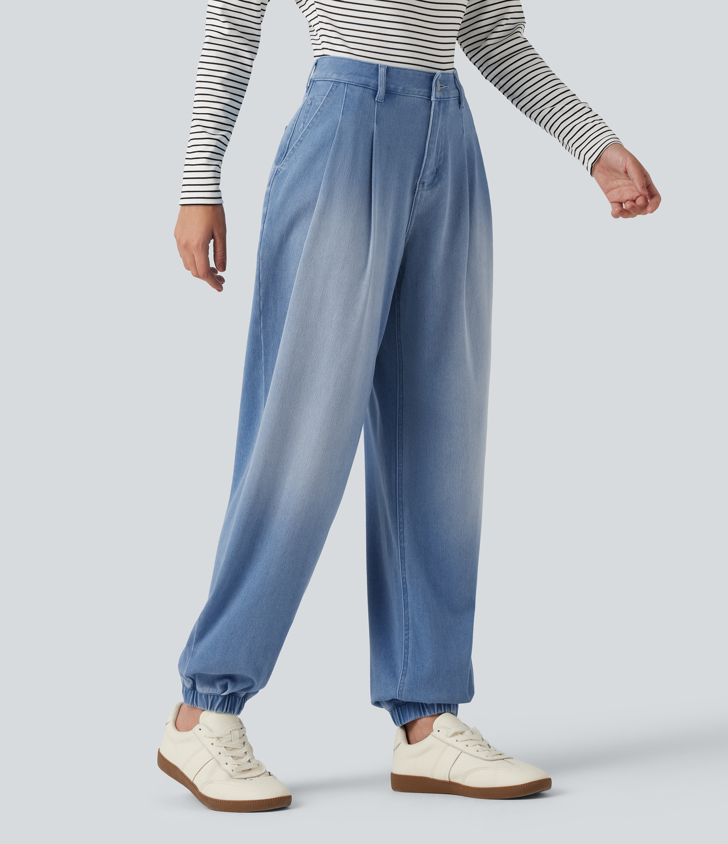 Halara Flex™ Mid Rise Casual Jeans with Pockets