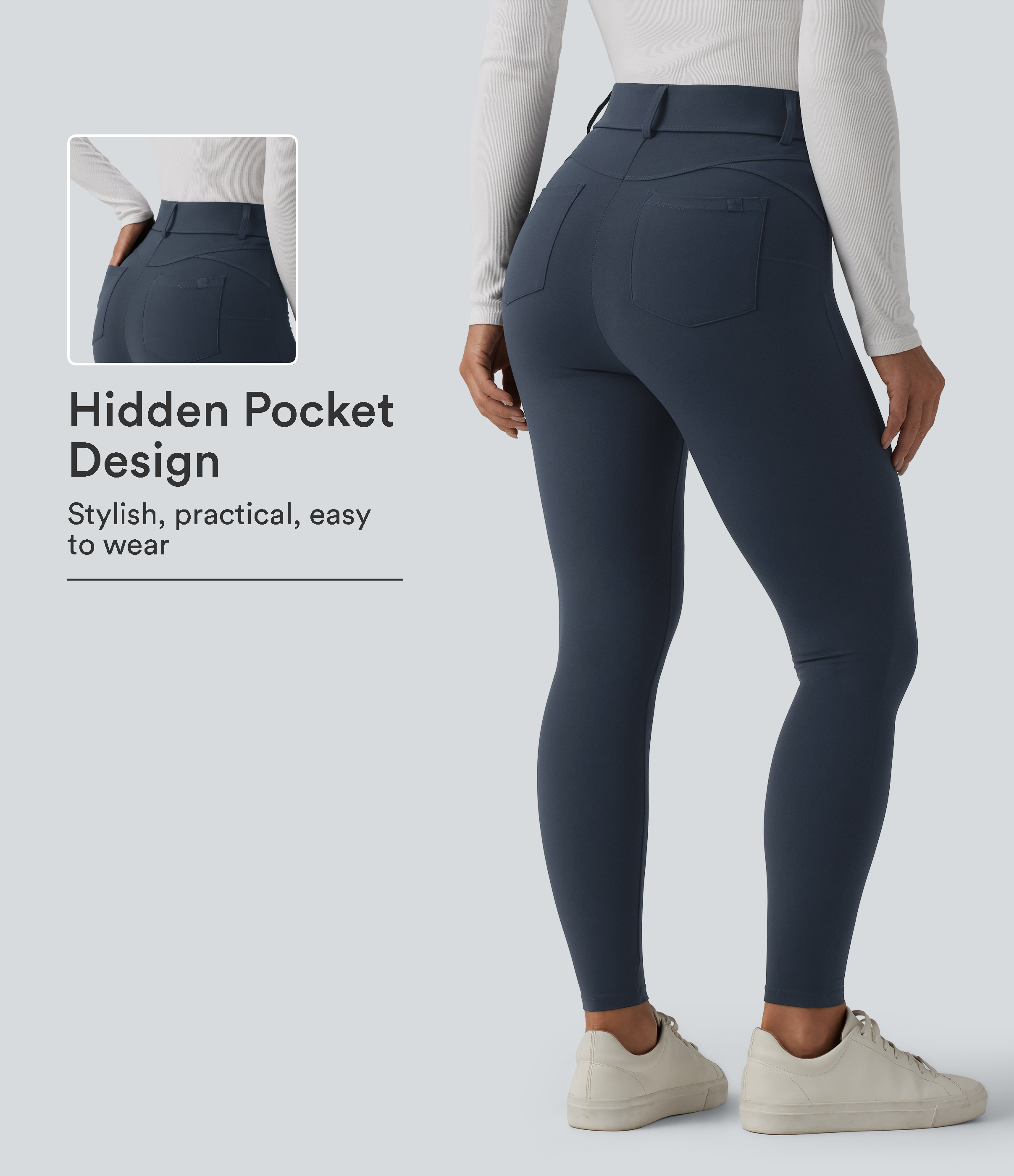 Halara UltraSculpt™ High Waisted Casual Leggings with Pockets