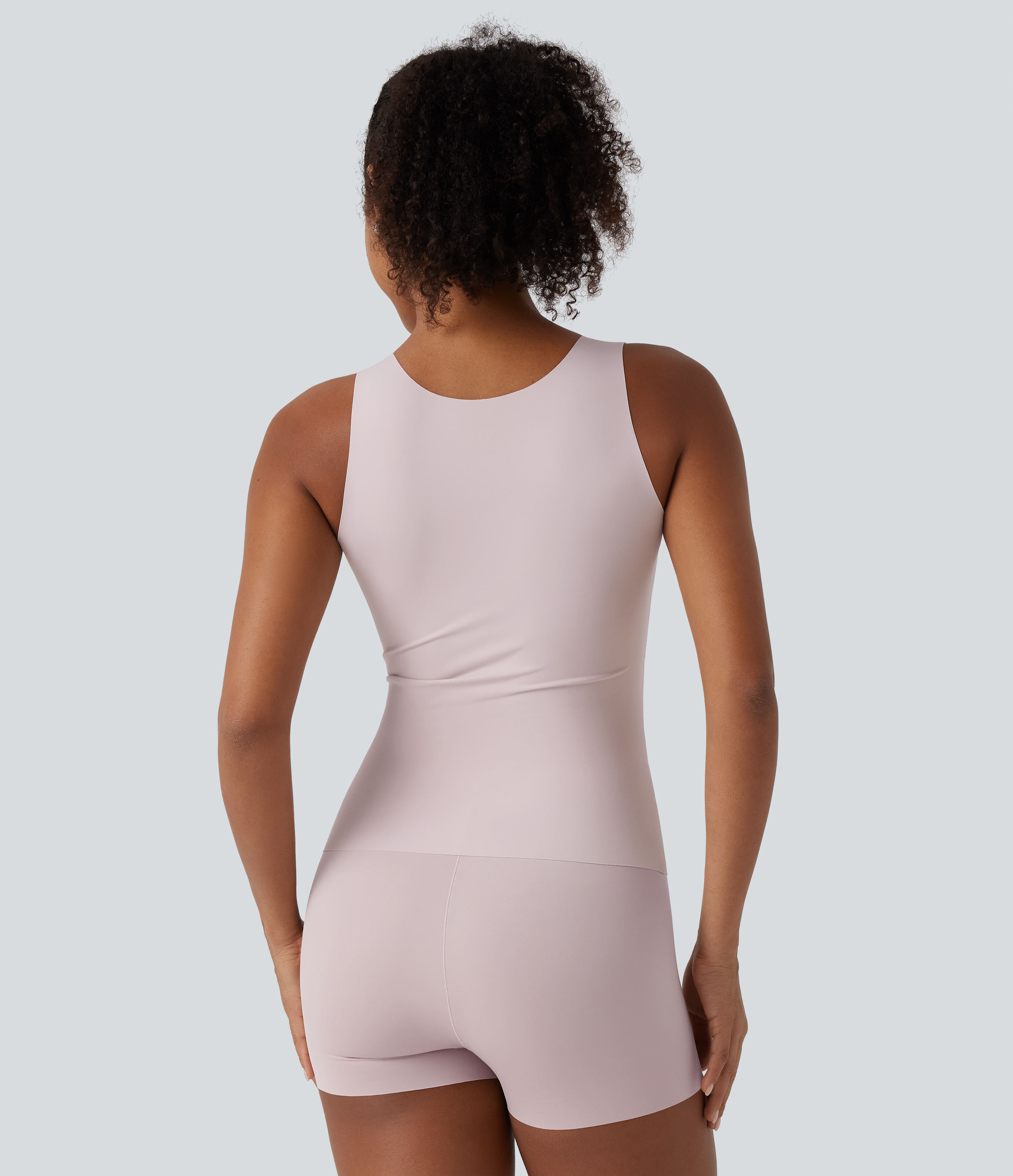 Hushed Violet U Neck Push-Up Built-in Bra Casual Underwear / 2
