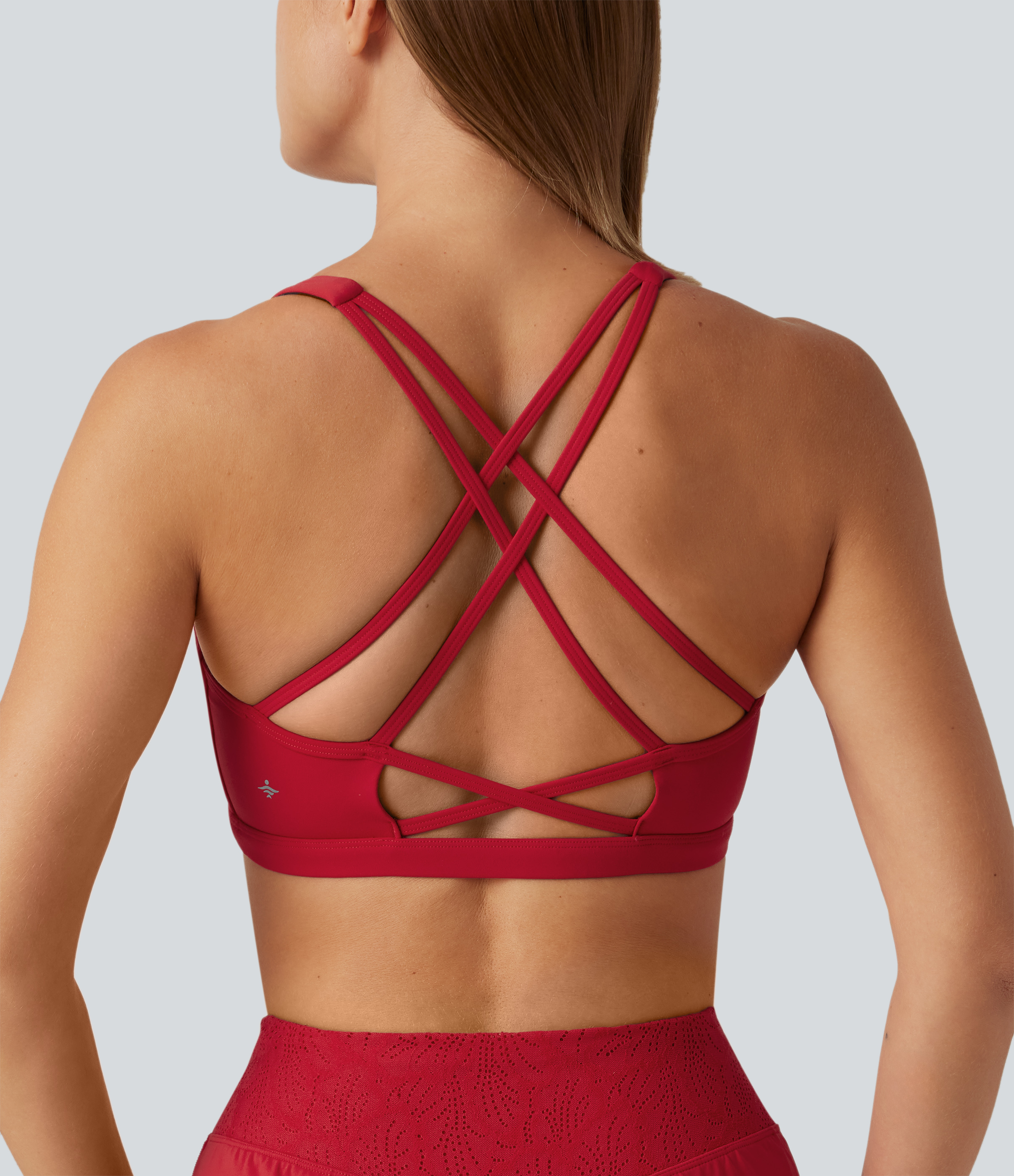 SoftlyZero™ Plush Light Support Built-in Bra Crisscross Yoga Sports Bra