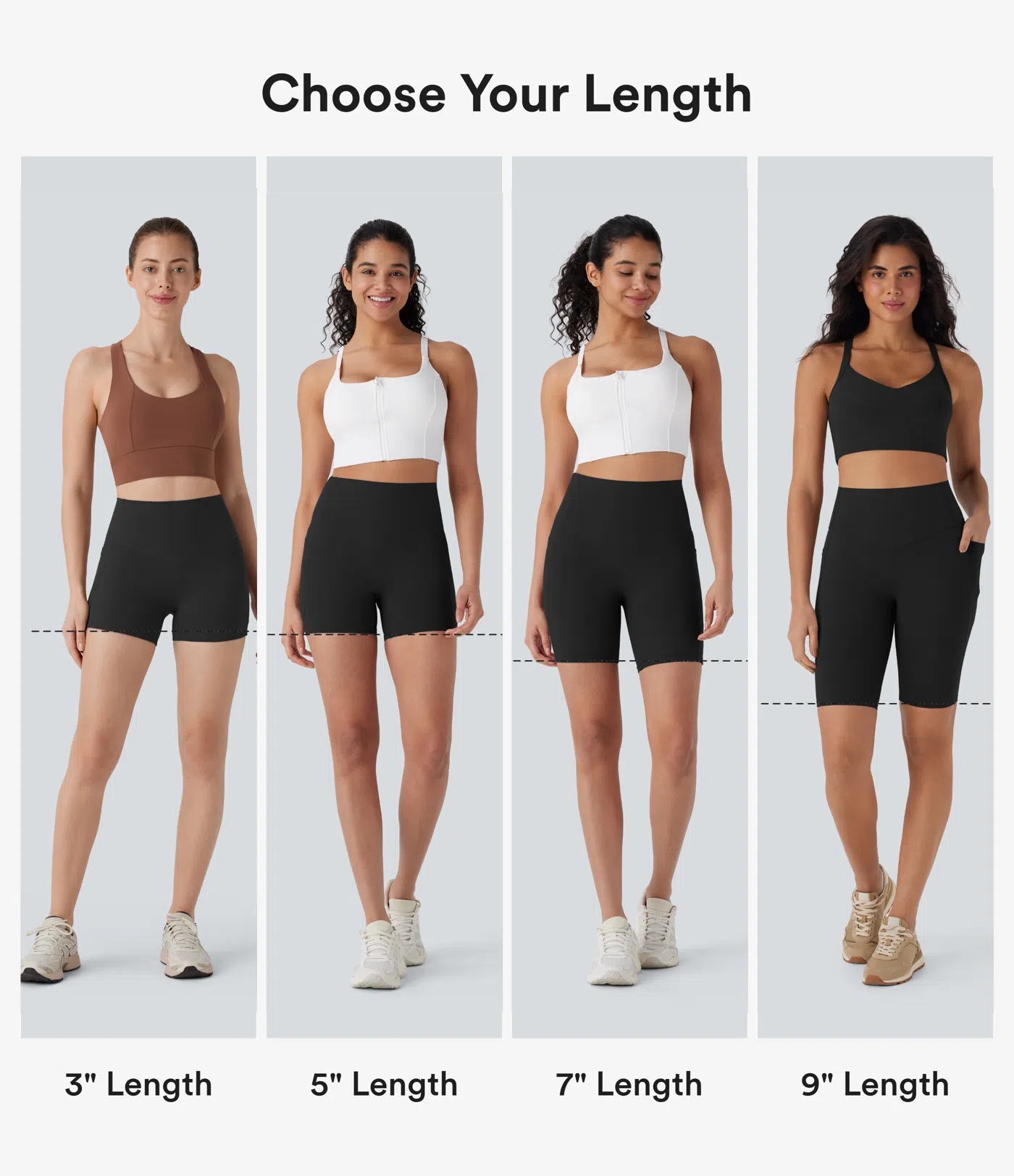 Mood Indigo Halara UltraSculpt™ High Waisted Tummy Control Pocket Shaping Training Biker Shorts 7'' / 2
