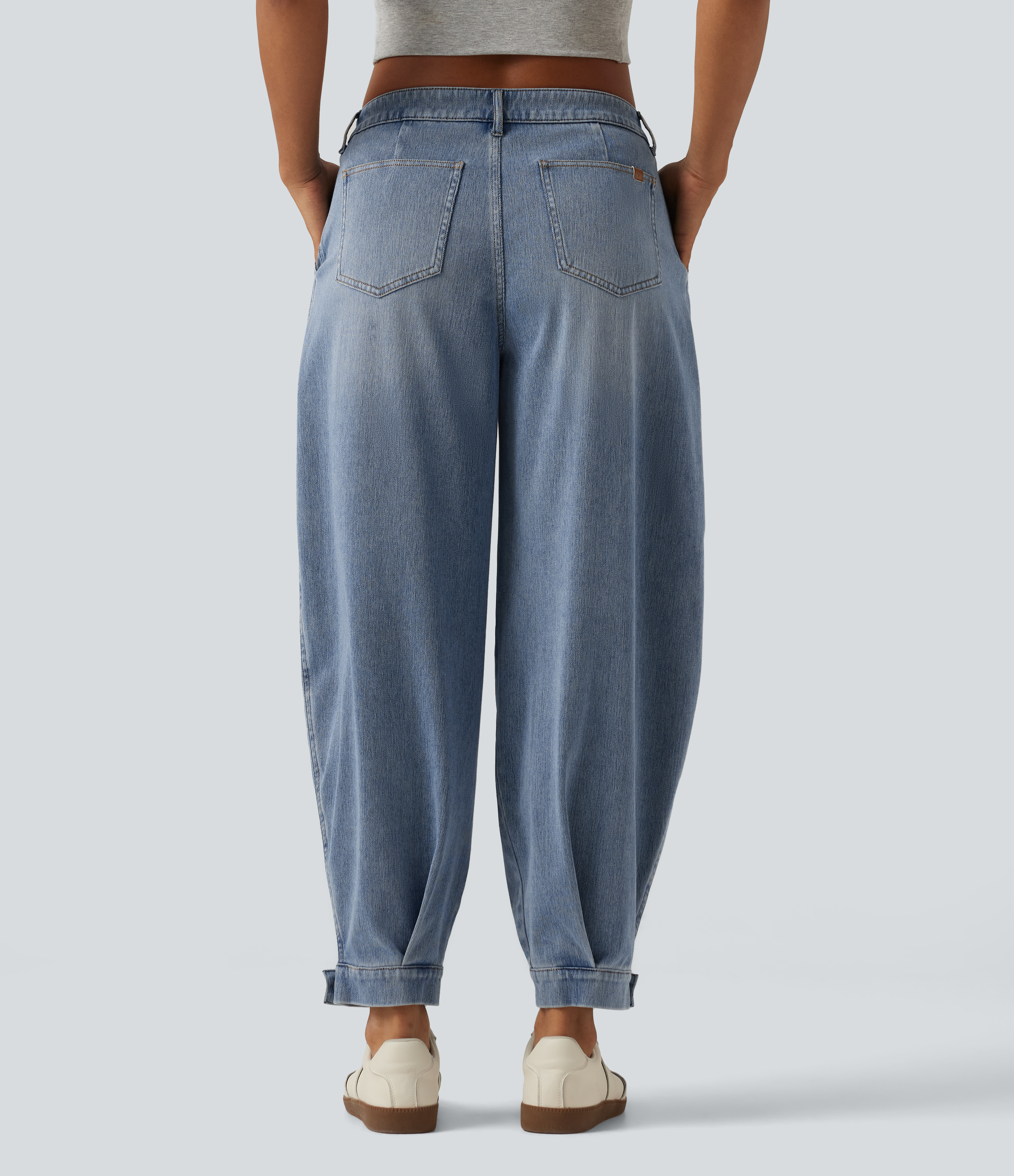  Blue Jasper Denim Halara Flex™ Low Rise Casual Jeans with Pockets / 2