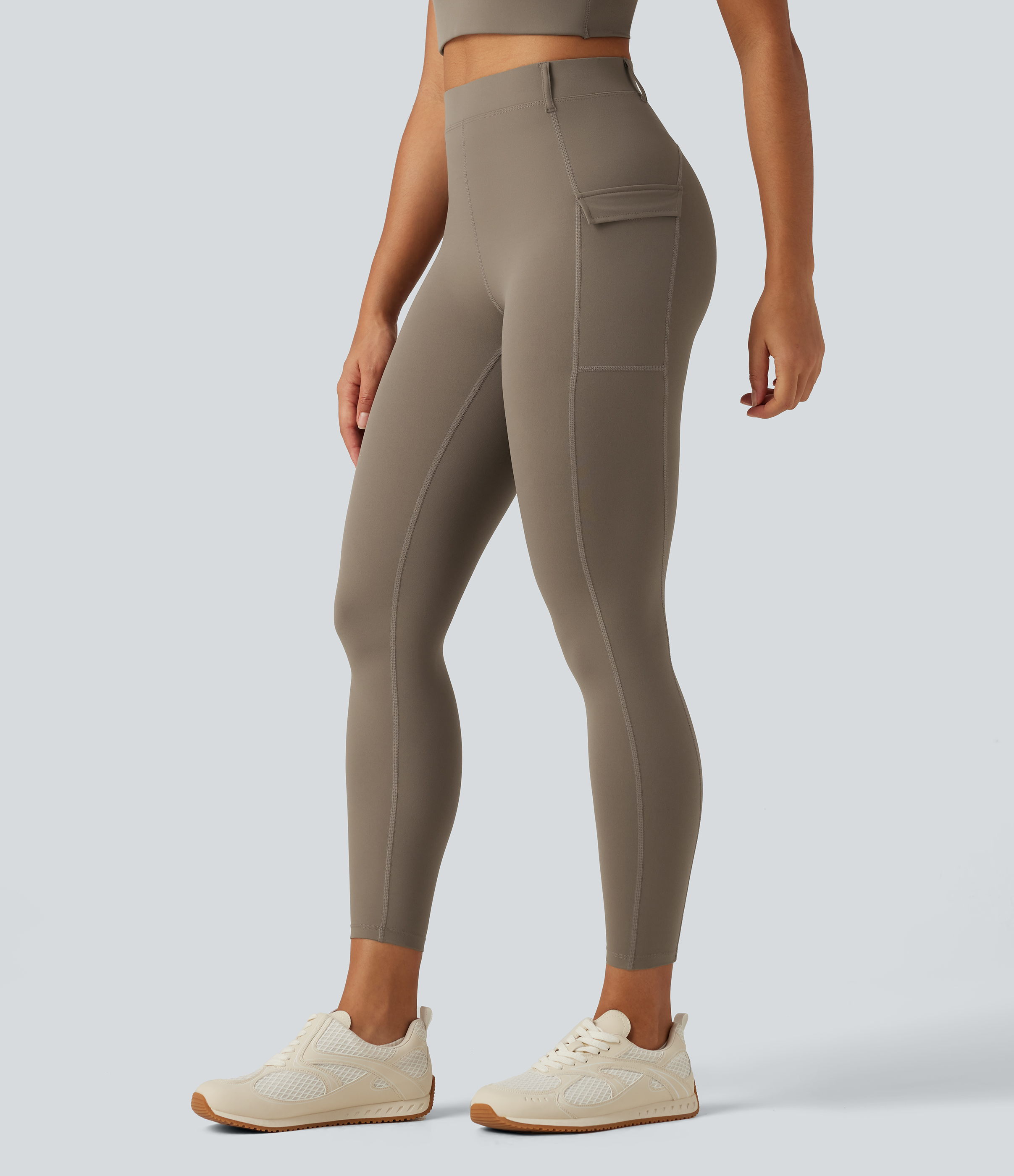 Halara UltraSculpt™ ozke joga pajkice z visokim pasom in žepi