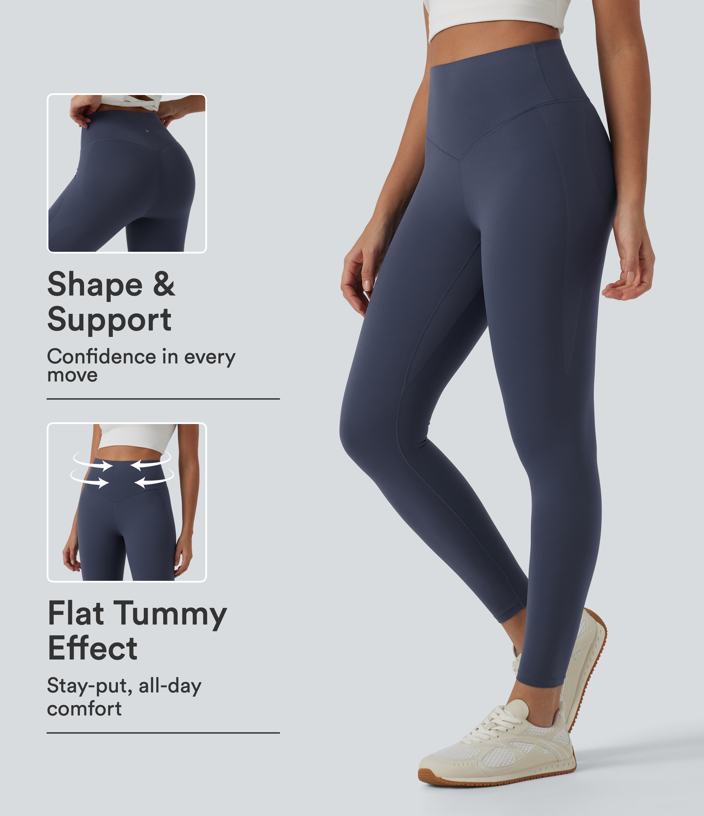 Halara UltraSculpt™ InstantCool High Waisted Tummy Control Butt Lifting Skinny Leggings