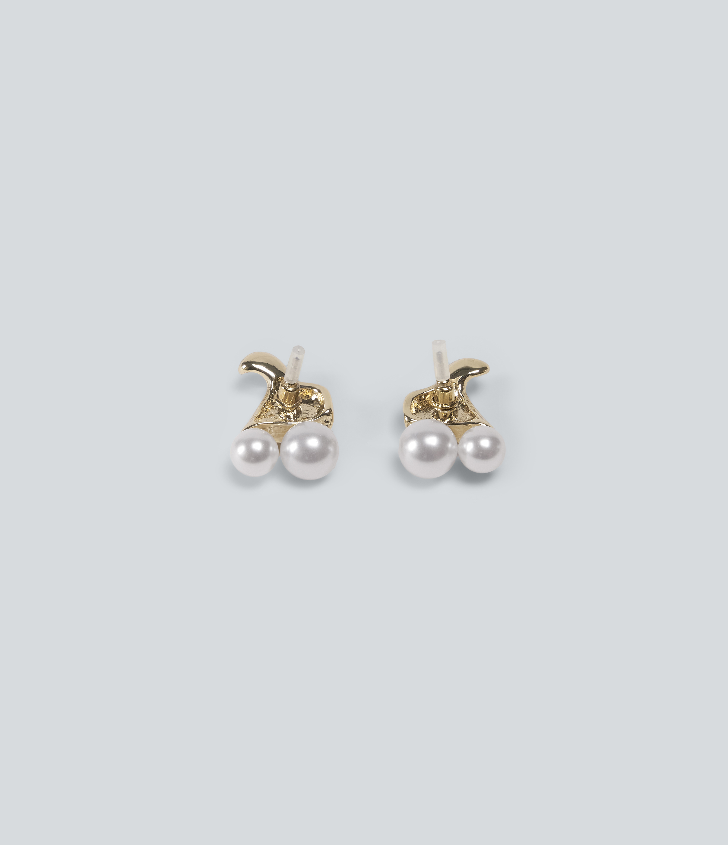 Gold Party Stud Earrings / 2