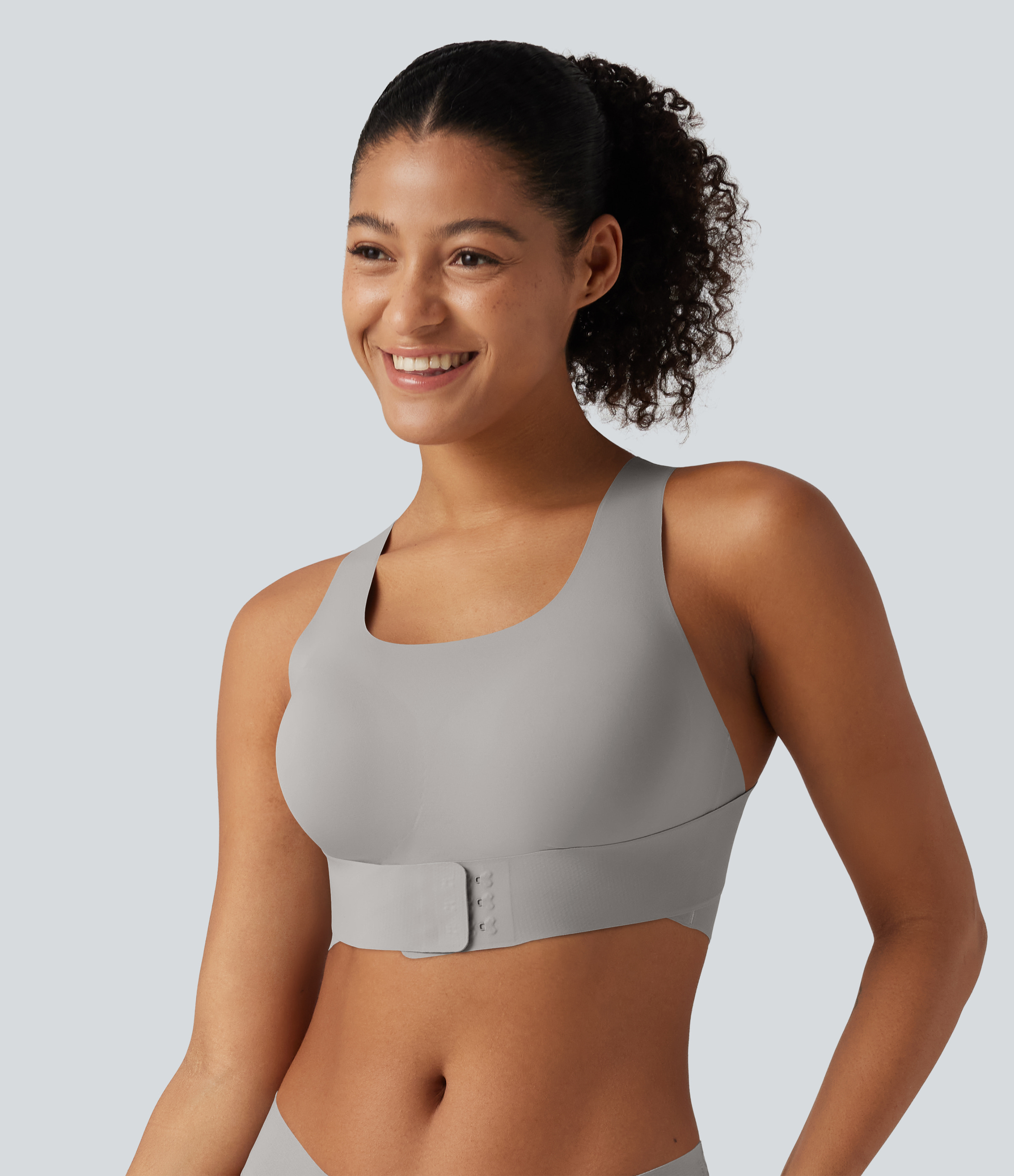 Cumulus Cloud U Neck Crisscross Casual Wireless Bra with Built-in Bra for B-DD Cups / 2
