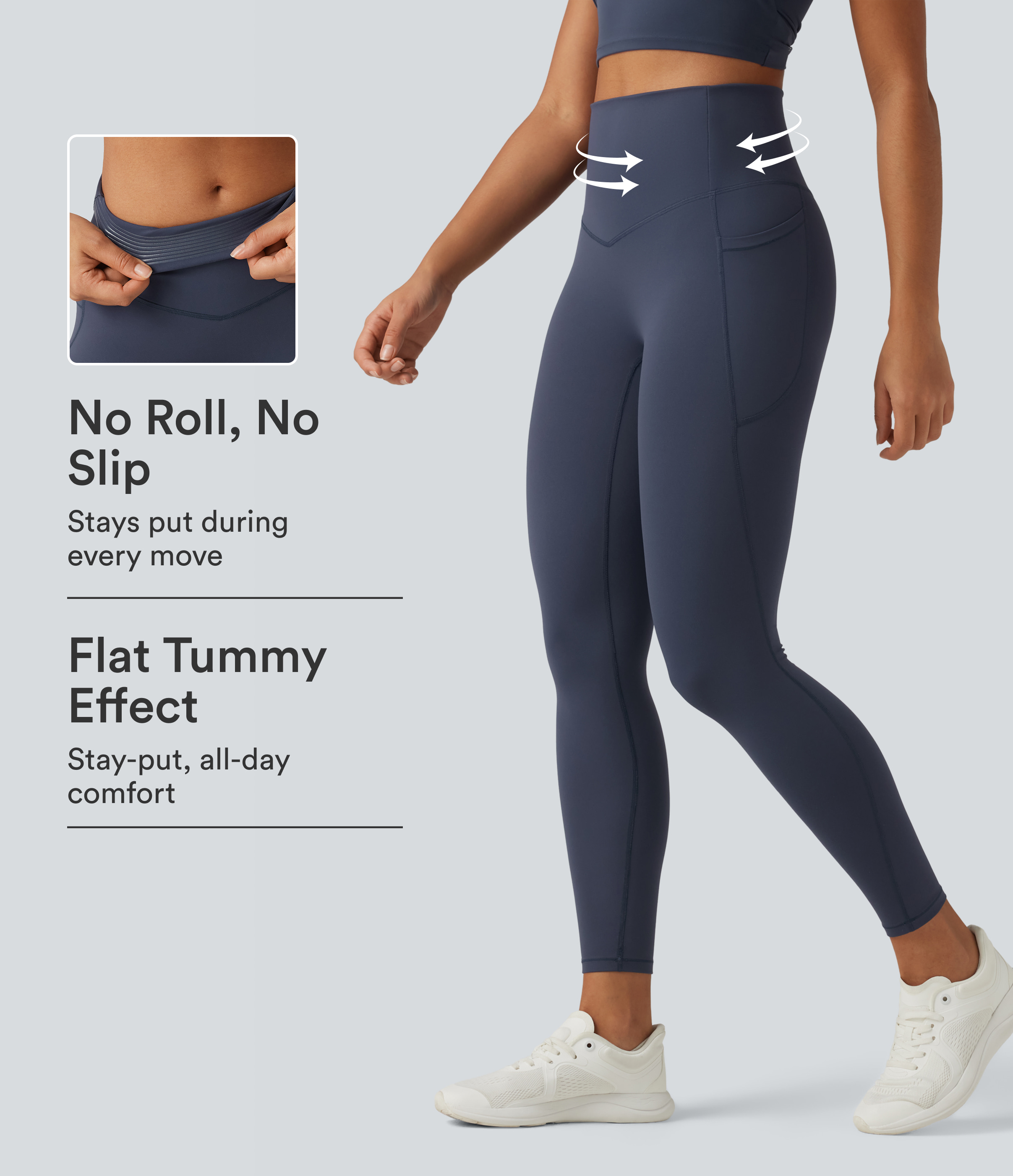 Halara UltraSculpt™ High Waisted Tummy Control Skinny Workout Leggings with Pockets