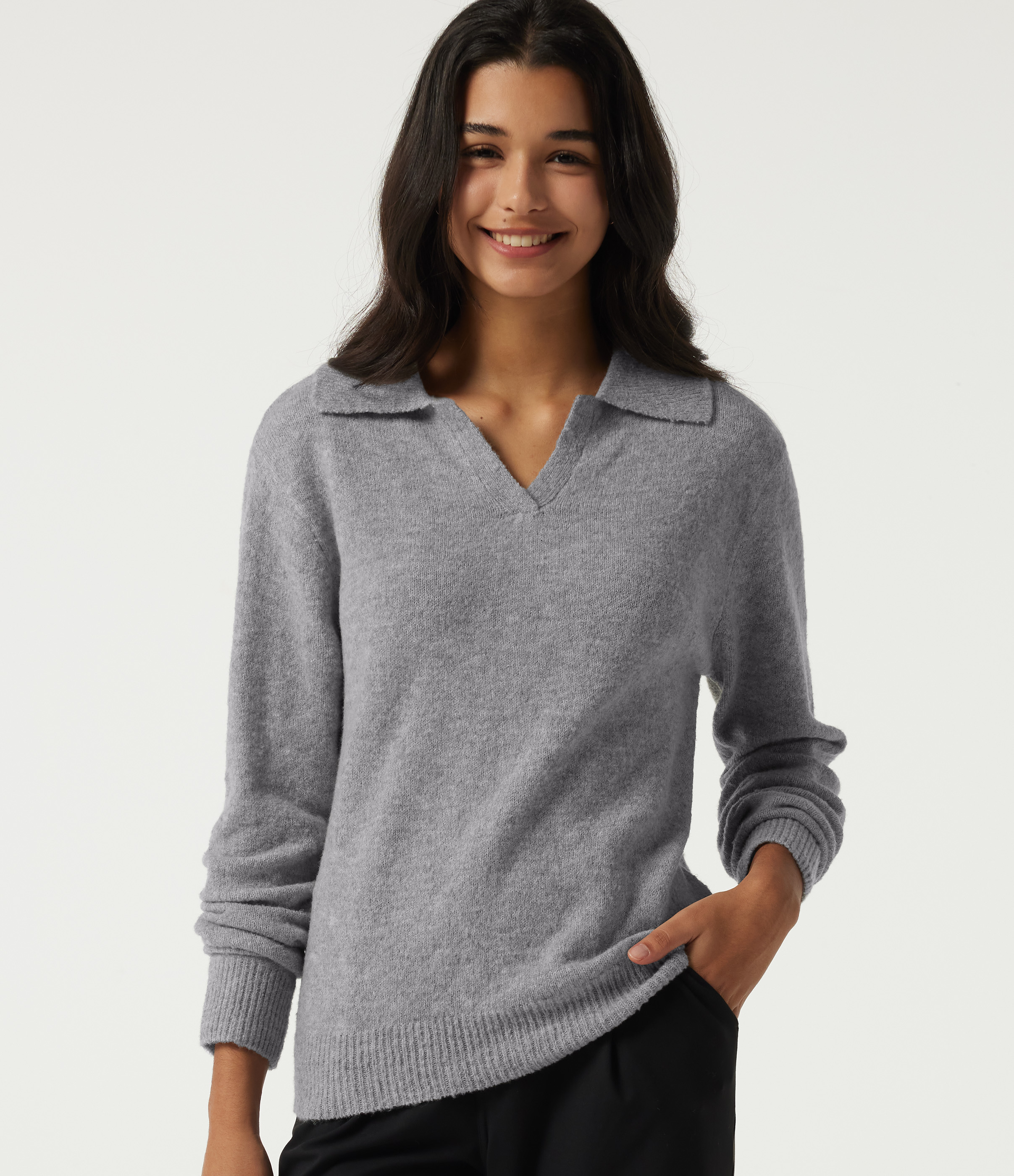 Polo Long Sleeve Work Sweater