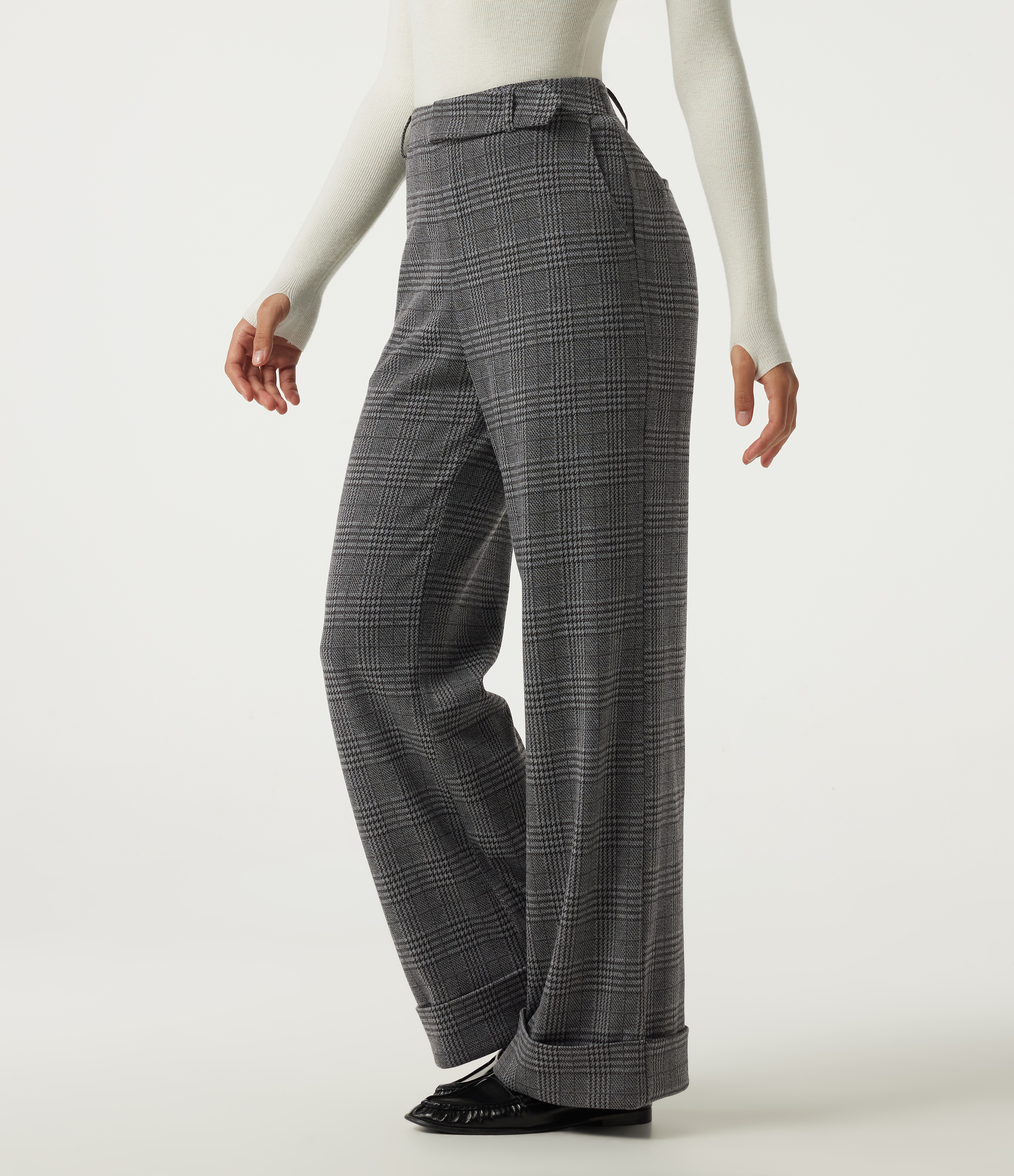 High Waisted Wide Leg Casual Pants with Pockets