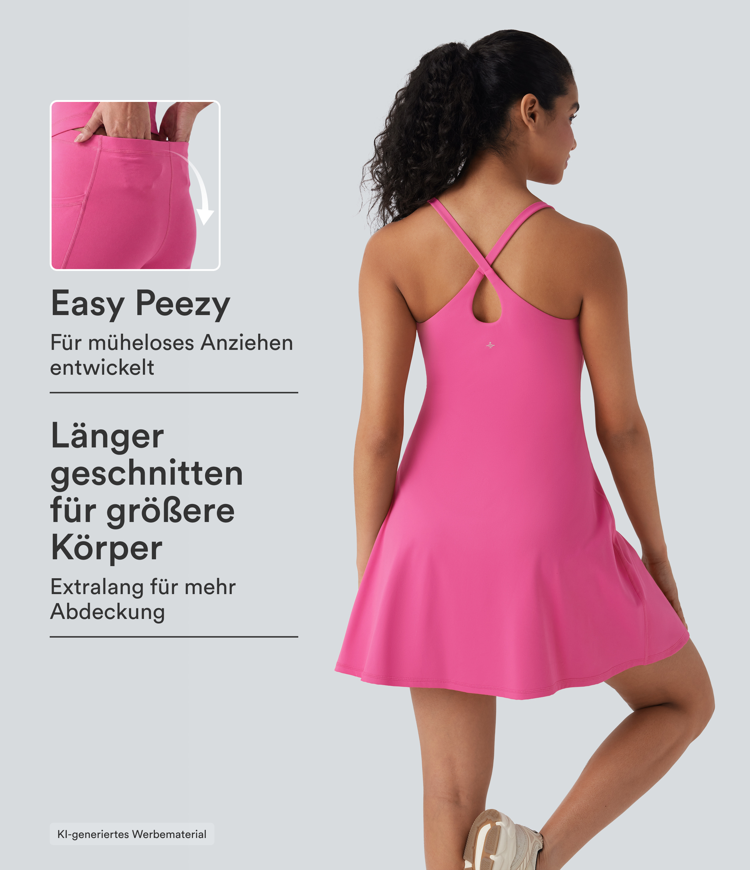 SoftlyZero™ Plush - Aktivkleid - extralang, Easy-Peezy-Edition, E-G Cups