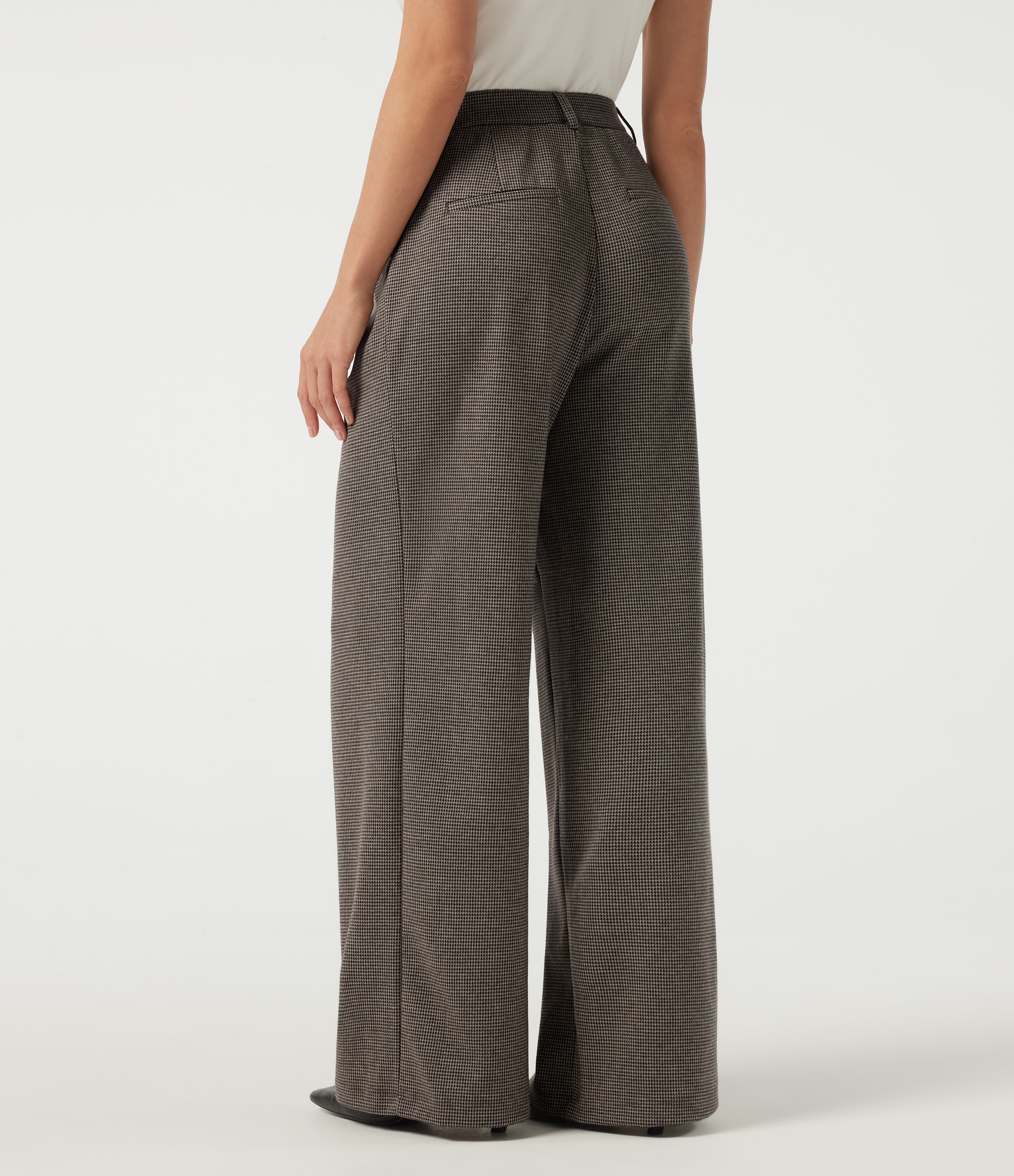 Urban Marl Halara Flex™ High Waisted Wide Leg Houndstooth Work Pants with Pockets / 2
