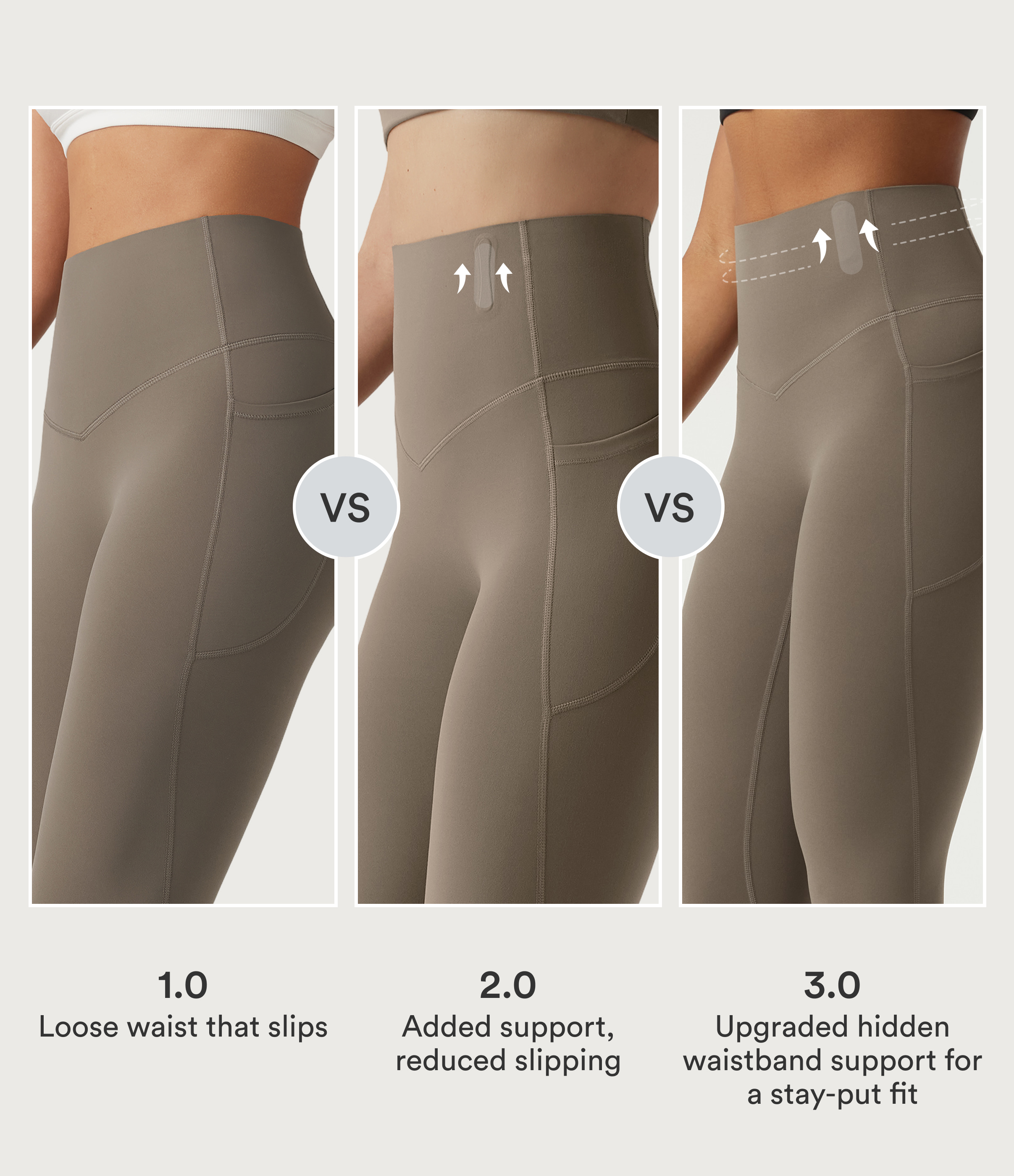 Dawn Brown Halara UltraSculpt™ High Waisted Tummy Control Skinny Yoga Leggings with Pockets / 2