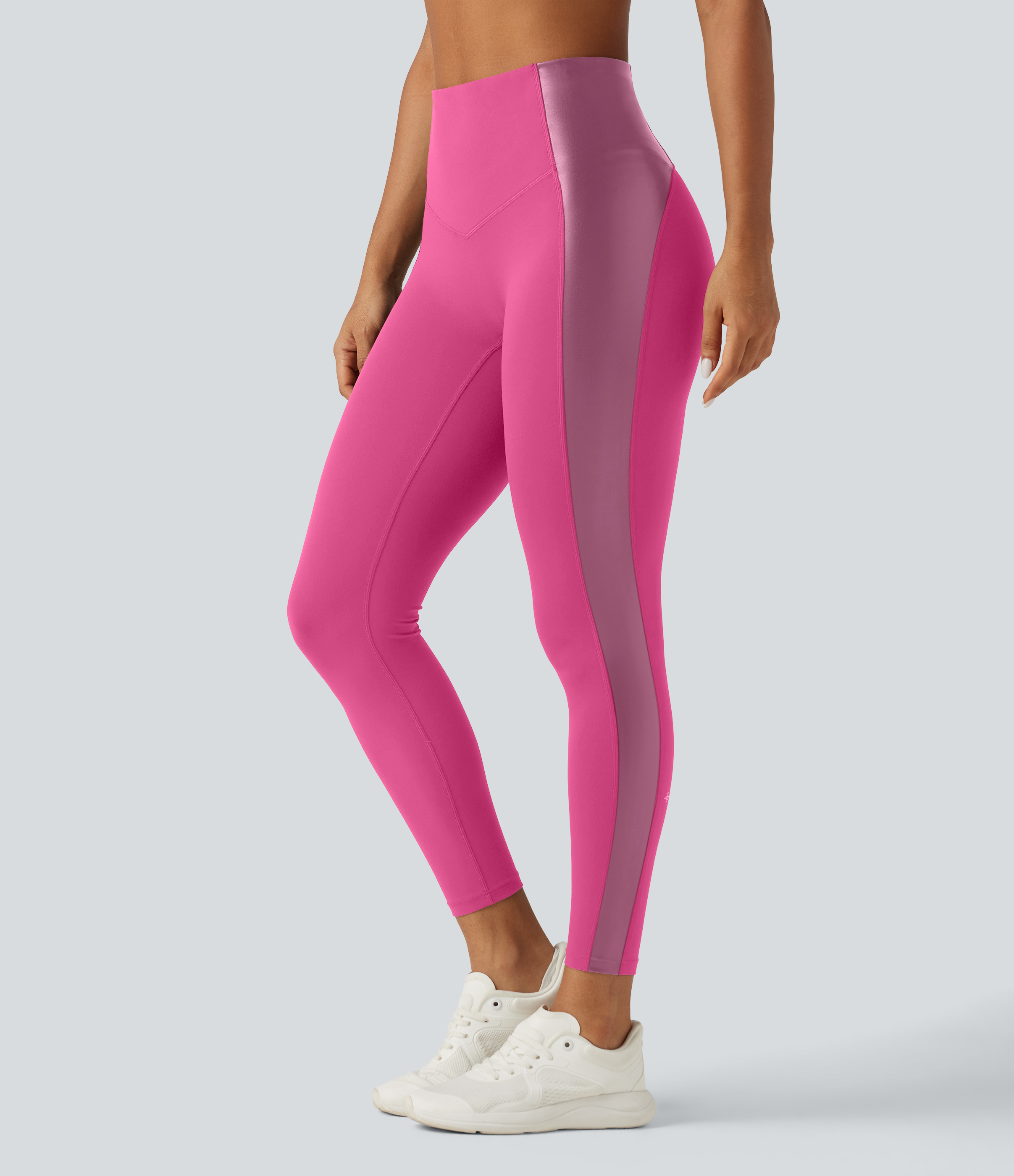 Halara UltraSculpt™ High Waisted Stretchy PU Tummy Control Yoga Leggings with Pocket