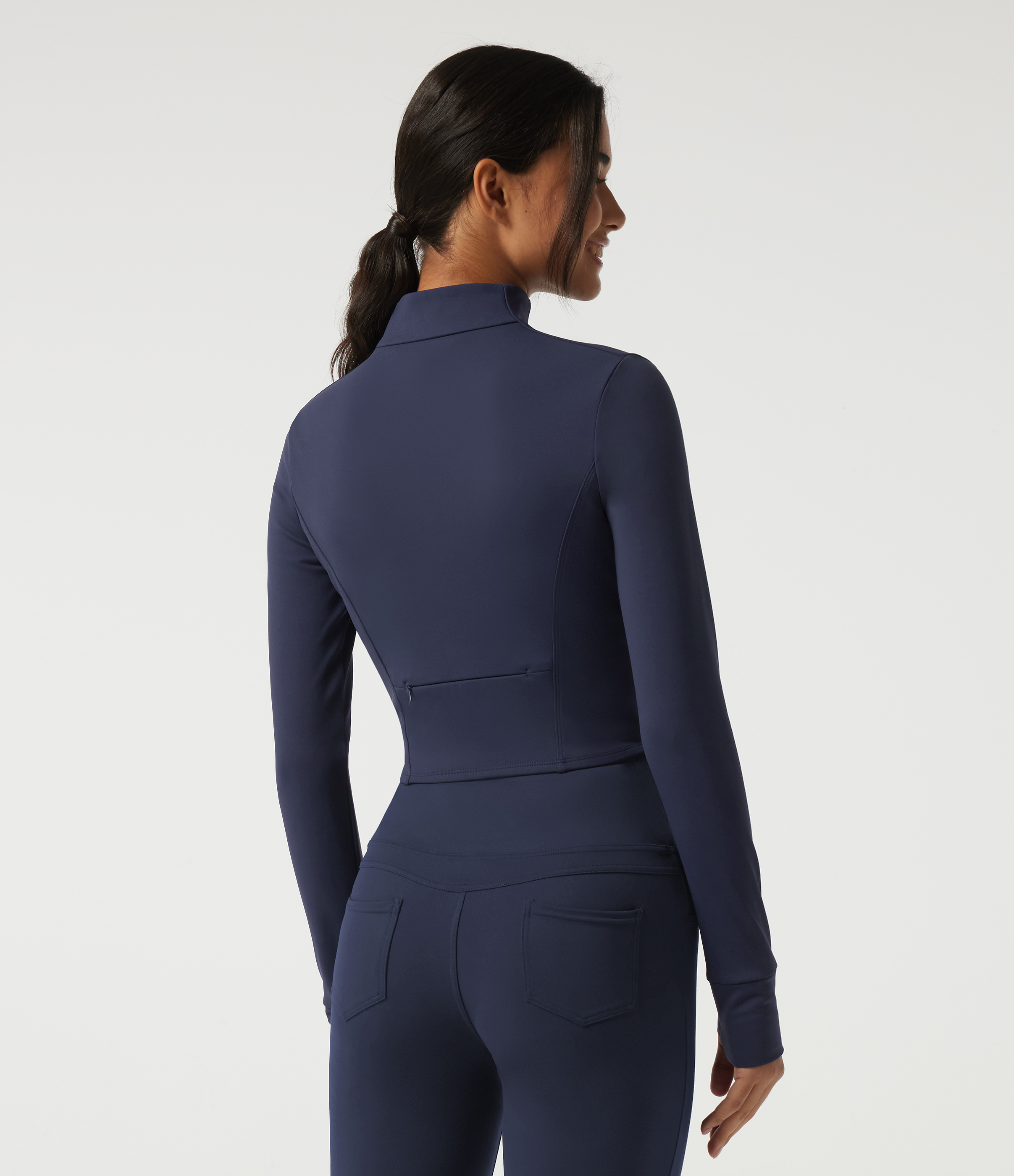 Overture SoftlyZero™ Plush Thermal High Neck Yoga Jacket with Thumbholes / 2