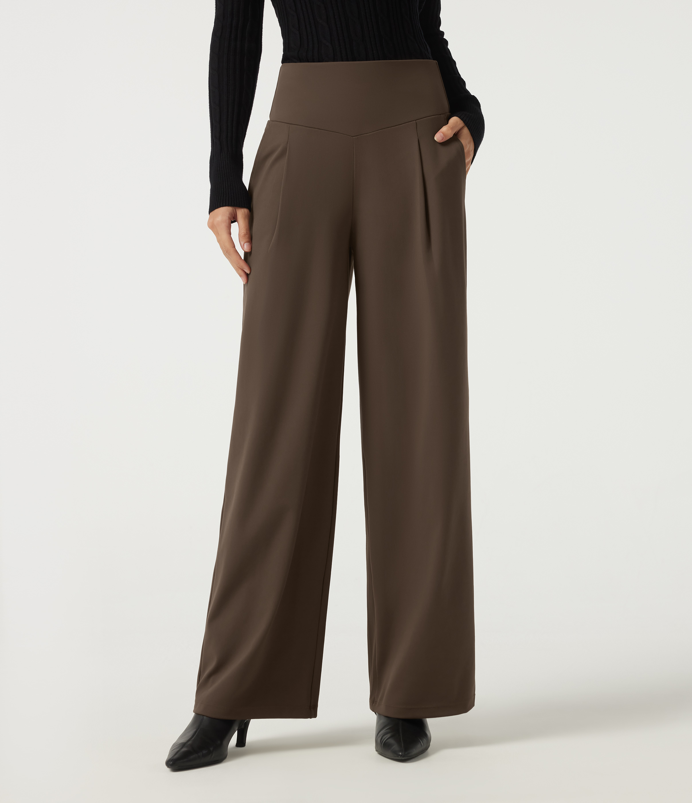 Halara Flex™ DayStretch High Waisted Wide Leg Work Pants with Pockets