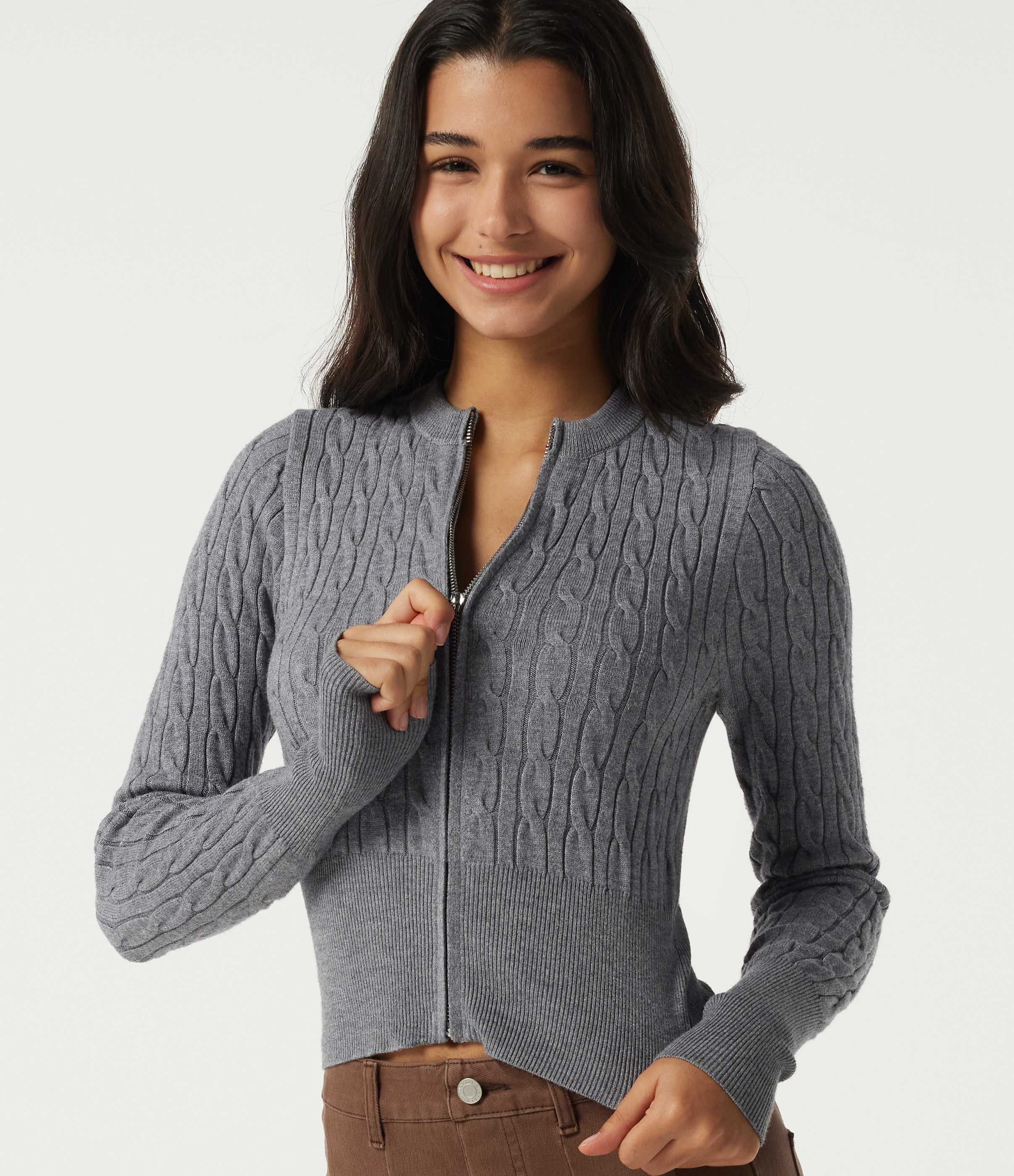 Round Neck Long Sleeve Casual Sweater