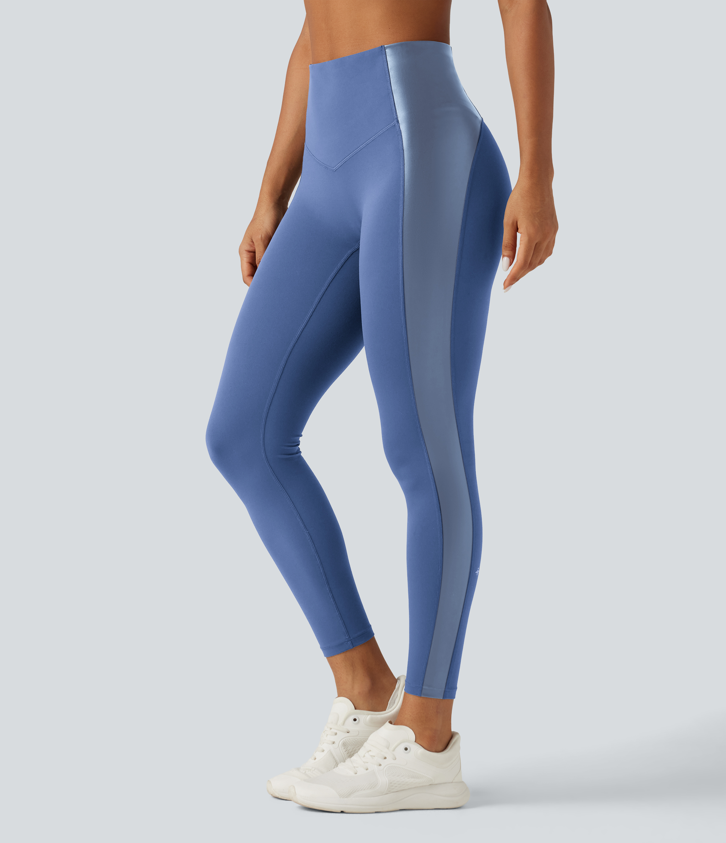 Halara UltraSculpt™ High Waisted Stretchy PU Tummy Control Yoga Leggings with Pocket