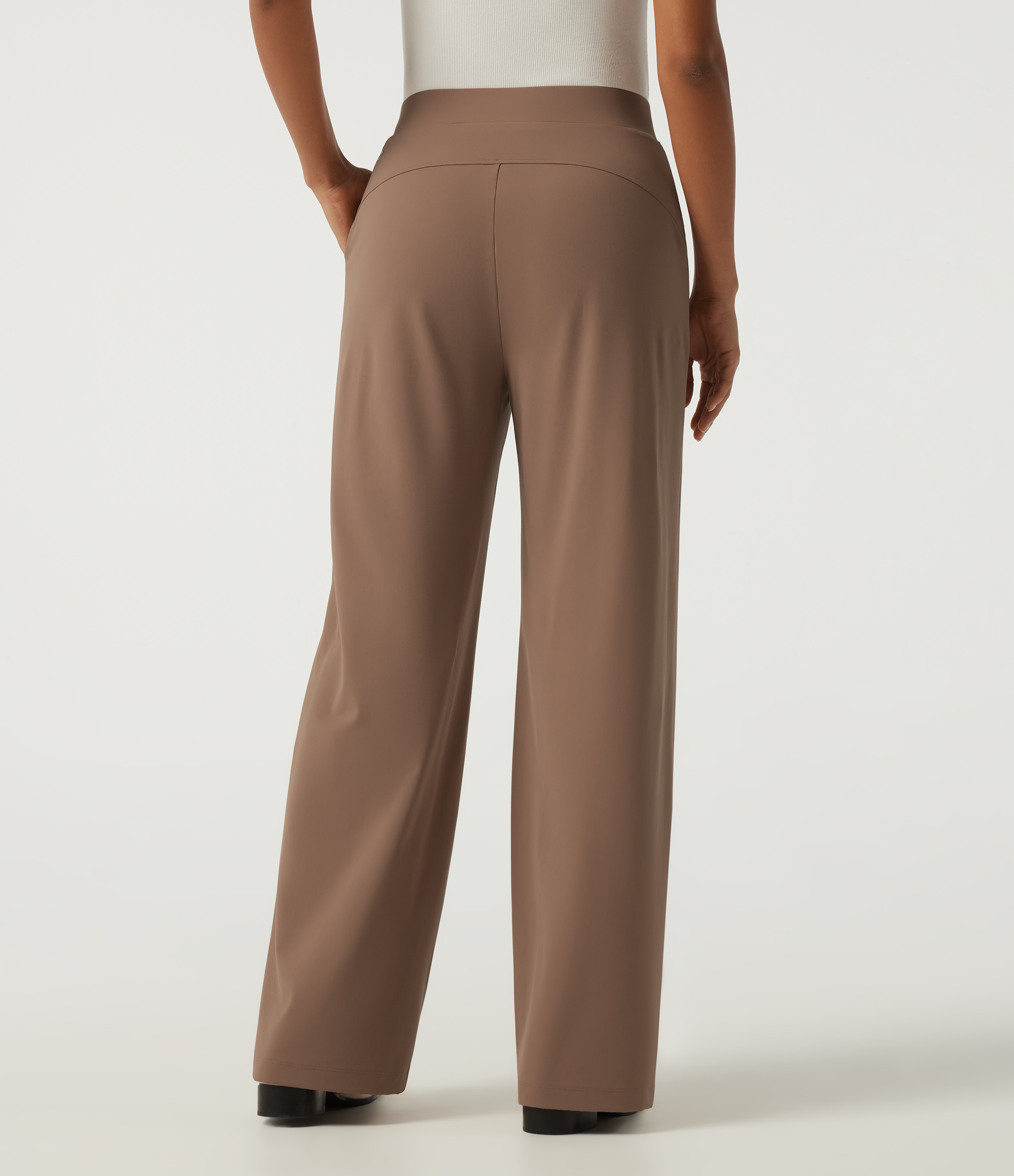Burro Patitoff™ 2.0 Pet Hair Resistant High Waisted Wide Leg Work Pants with Pockets / 2