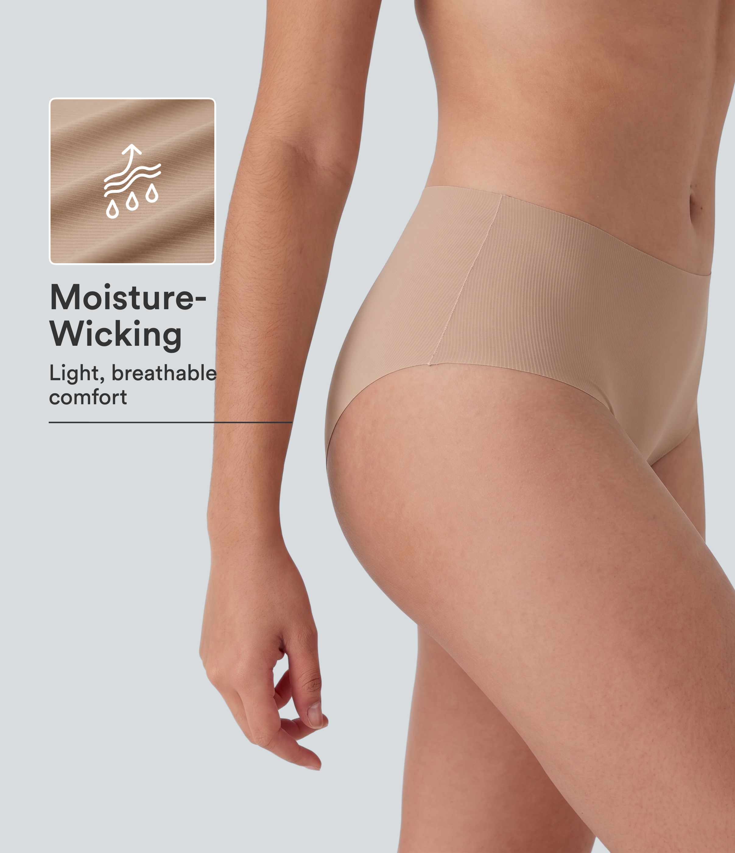 Low Rise Seamless Casual Underwear Panties