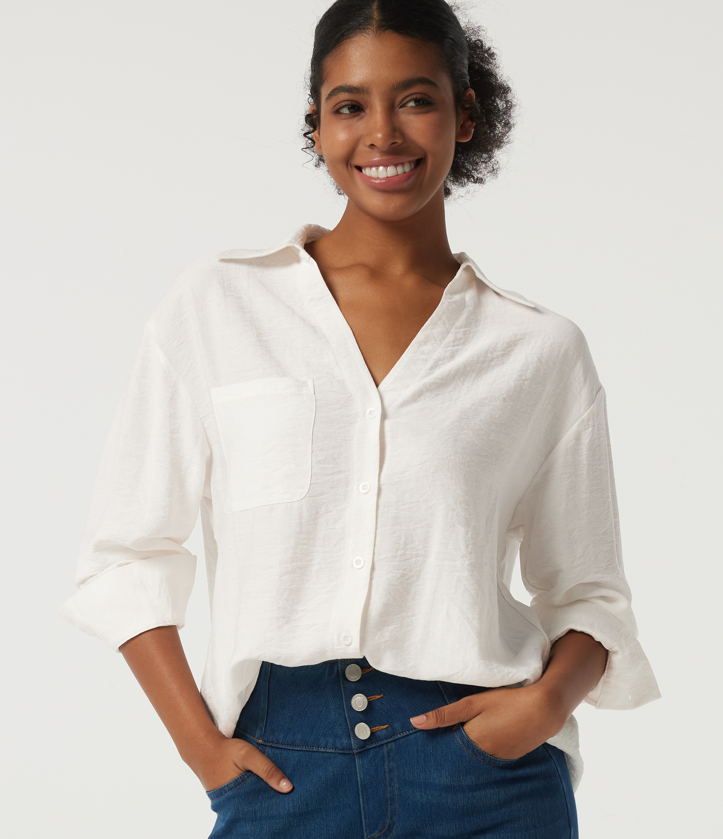Long Sleeve Work Shirt with Pocket