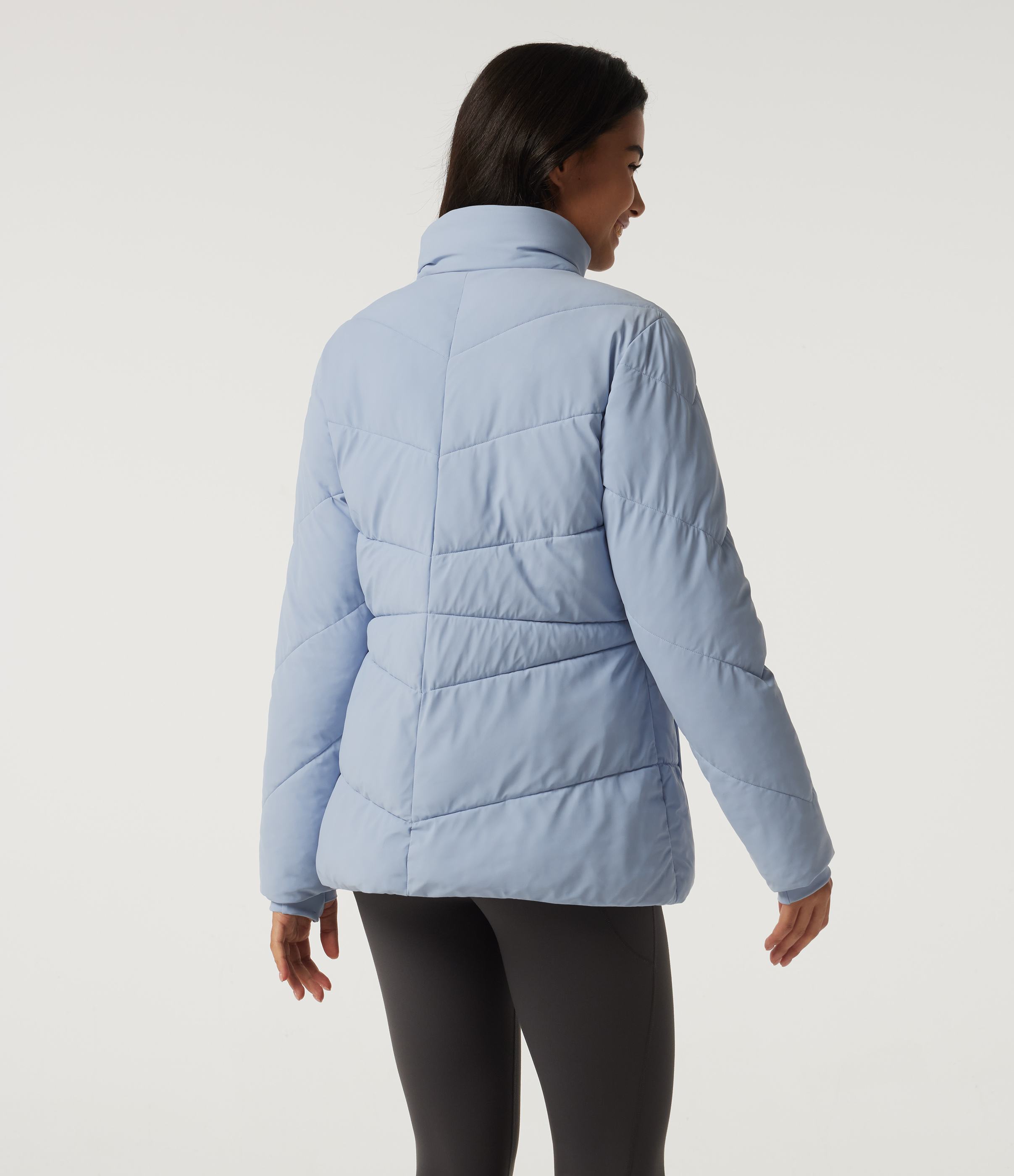 Angel Falls Veste matelassée PuffFlex™ déperlante à col montant manches longues avec poches et passe-pouces / 2