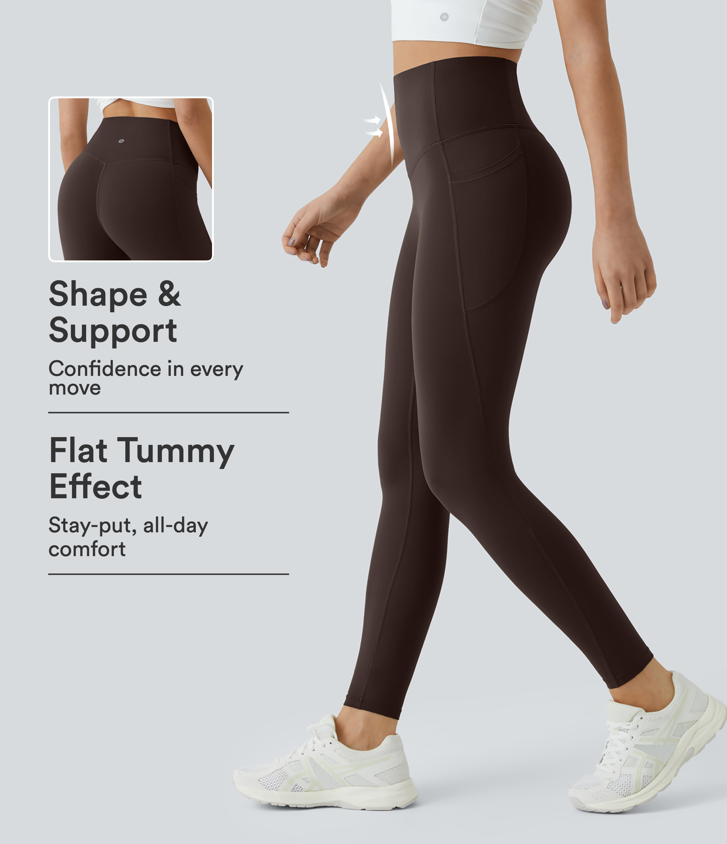 Halara UltraSculpt™ High Waisted Tummy Control Pocket Shaping Training Leggings