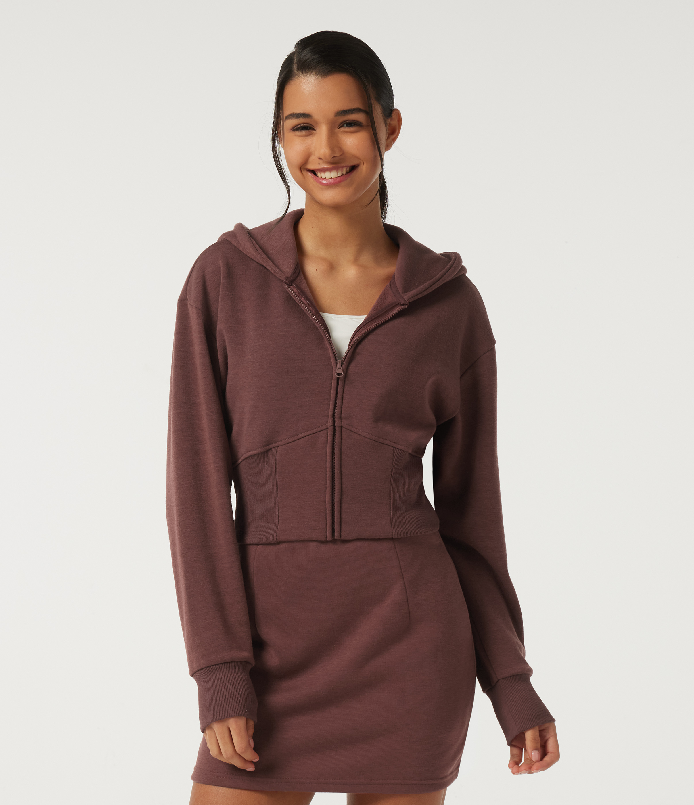 Hooded Long Sleeve Casual Sweatshirt