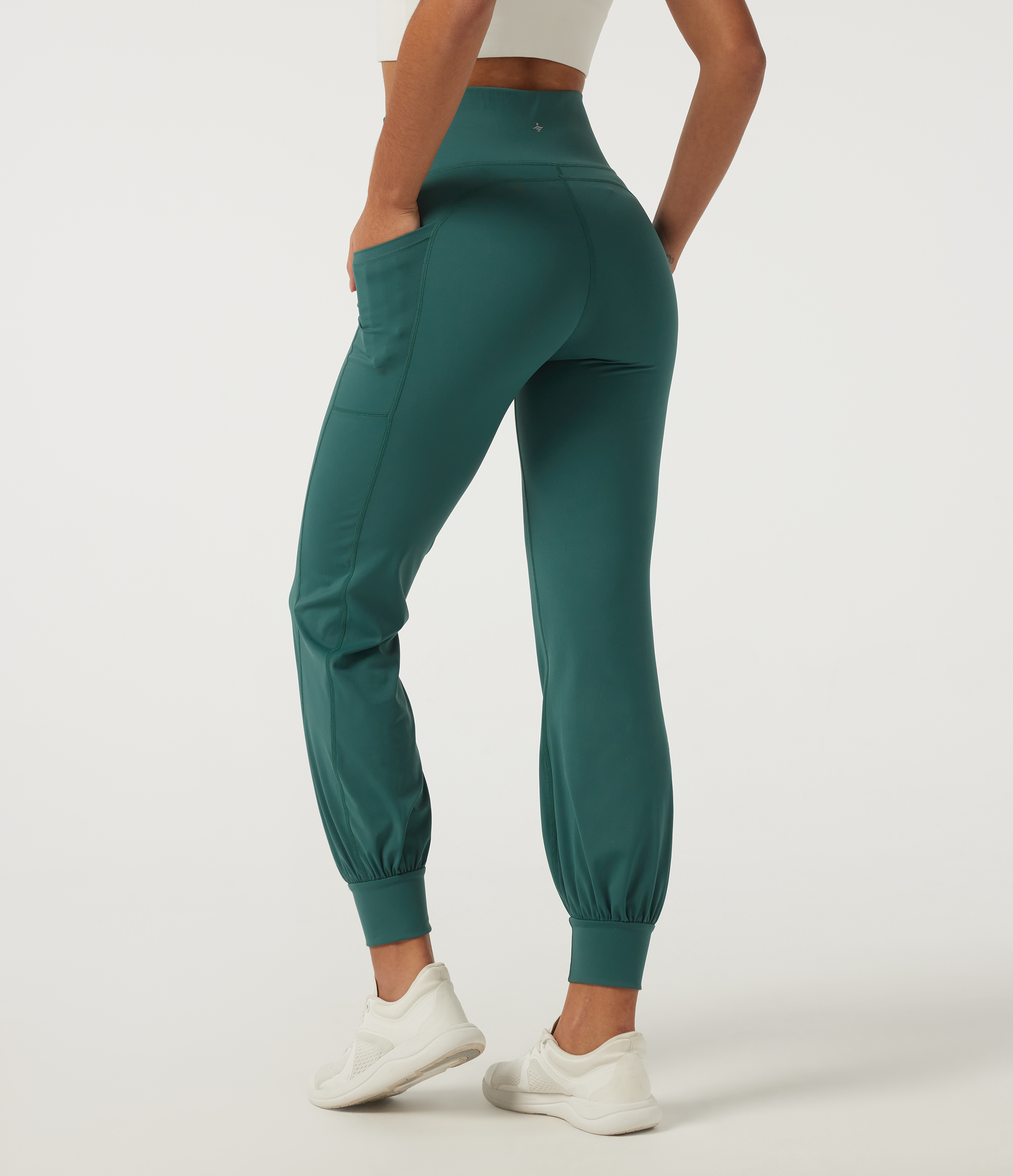 Viridian Speedwave™ Air High-Waisted, bauchformende, schnelltrocknende Lauf-Jogger mit Taschen / 2