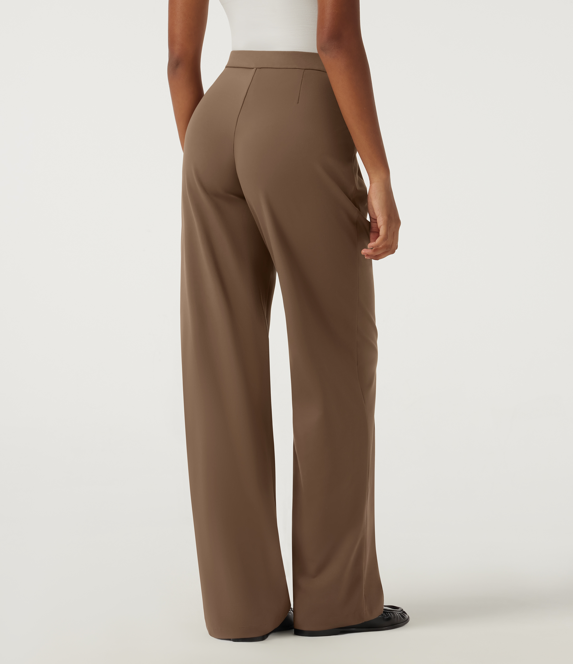 Sepia Halara Flex™ DayStretch Mid Rise Straight Leg Work Pants with Pockets / 2