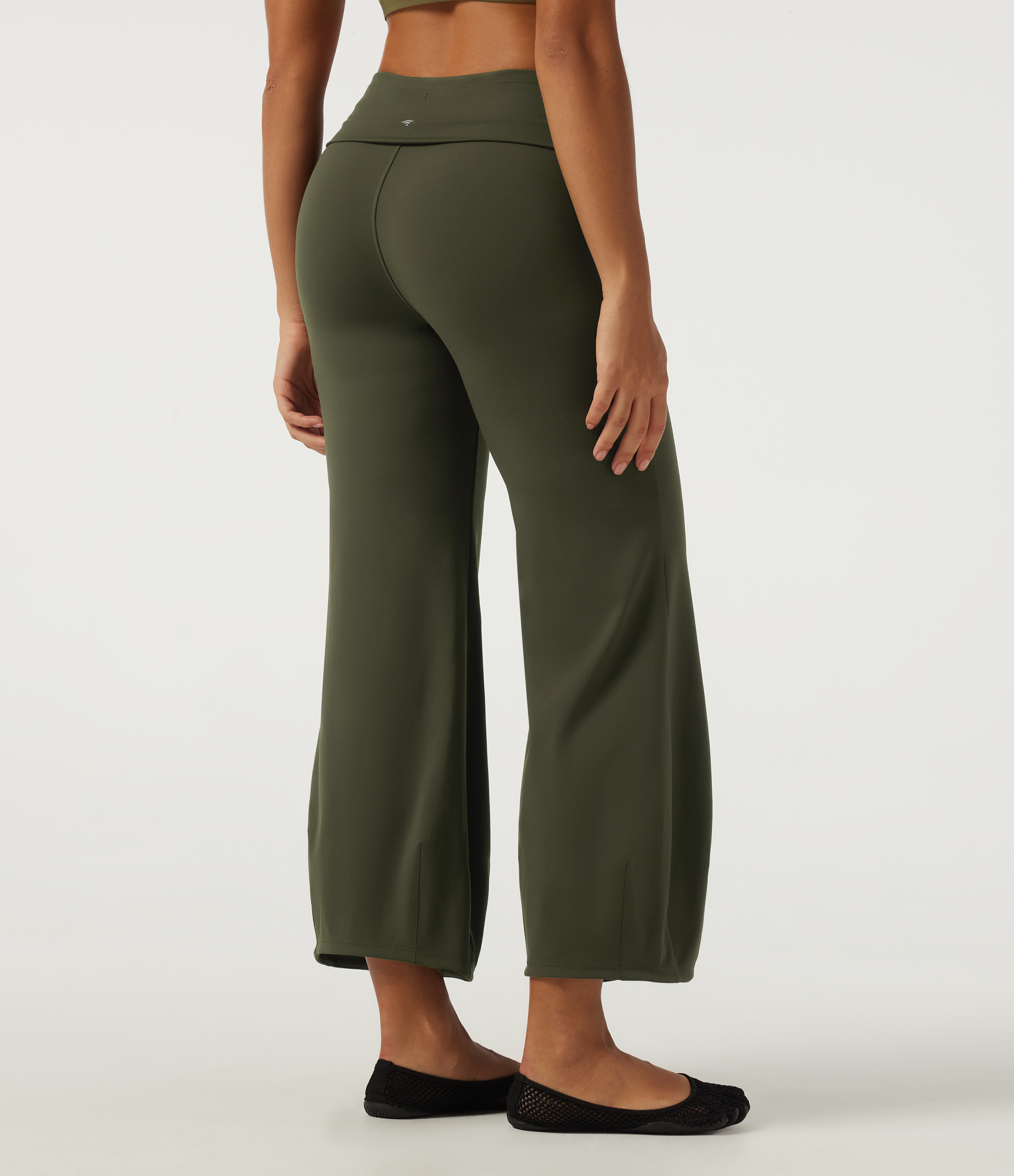 Forest Night DayStretch Mid Rise Drawstring Workout Pants with Pockets / 2