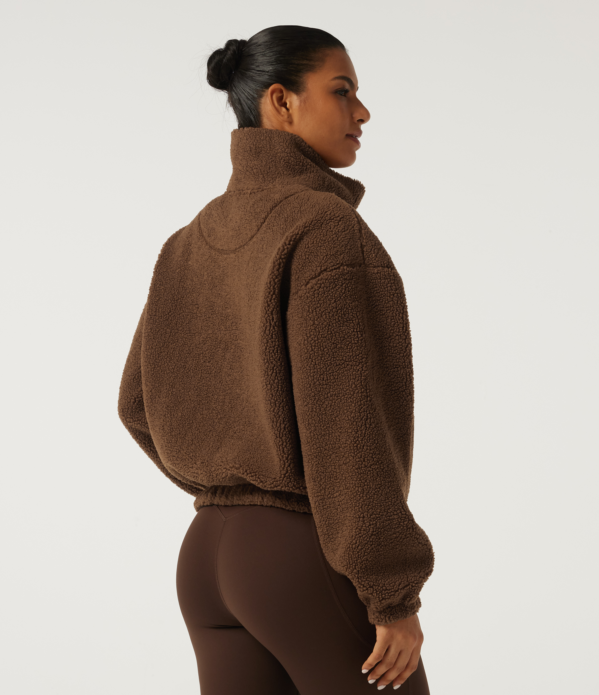 Thrush Sherpa-Yoga-Jacke mit Rollkragen, Seitentaschen und langen Ärmeln / 2