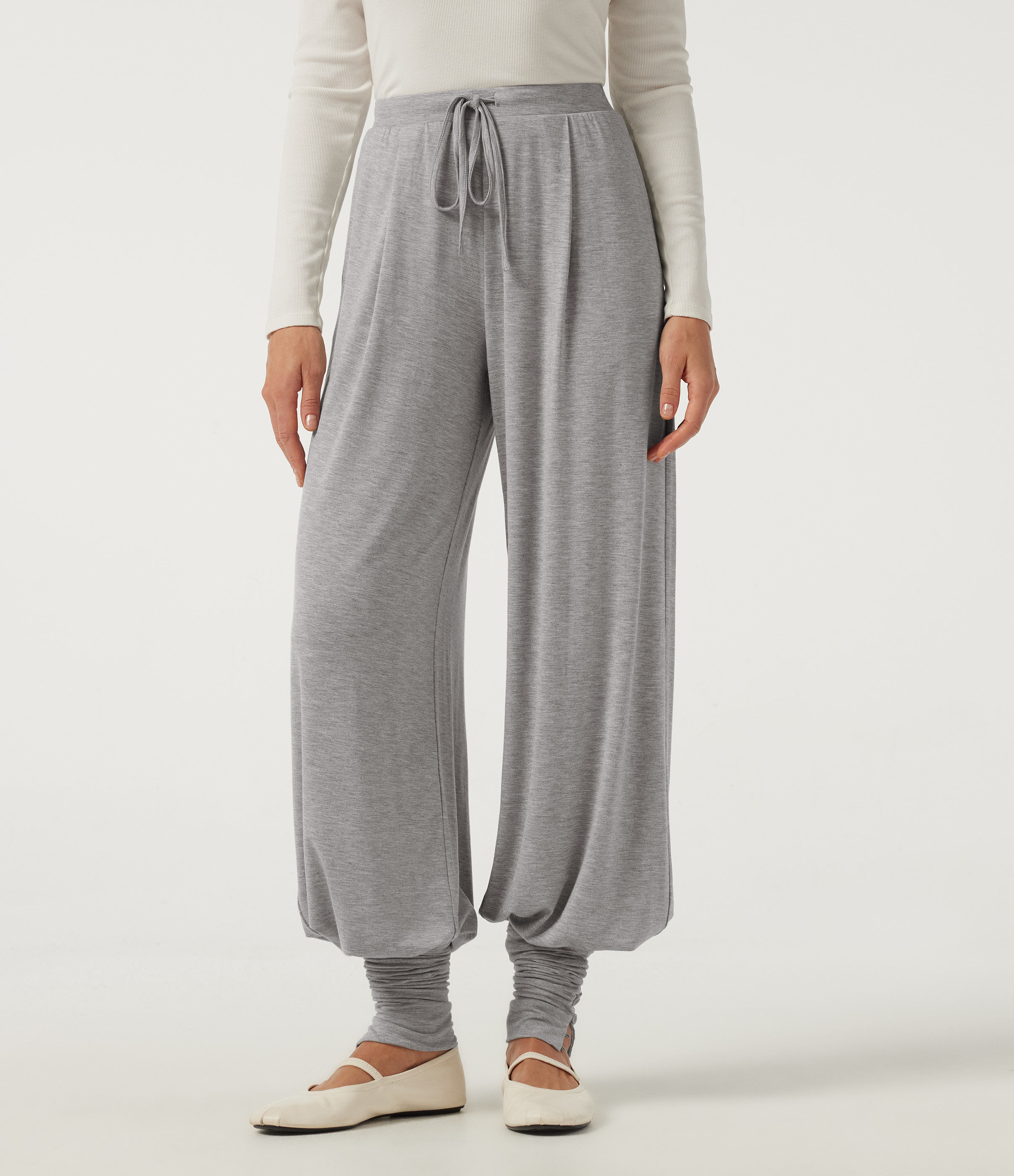 Mid Rise Wide Leg Casual Pants with Pockets