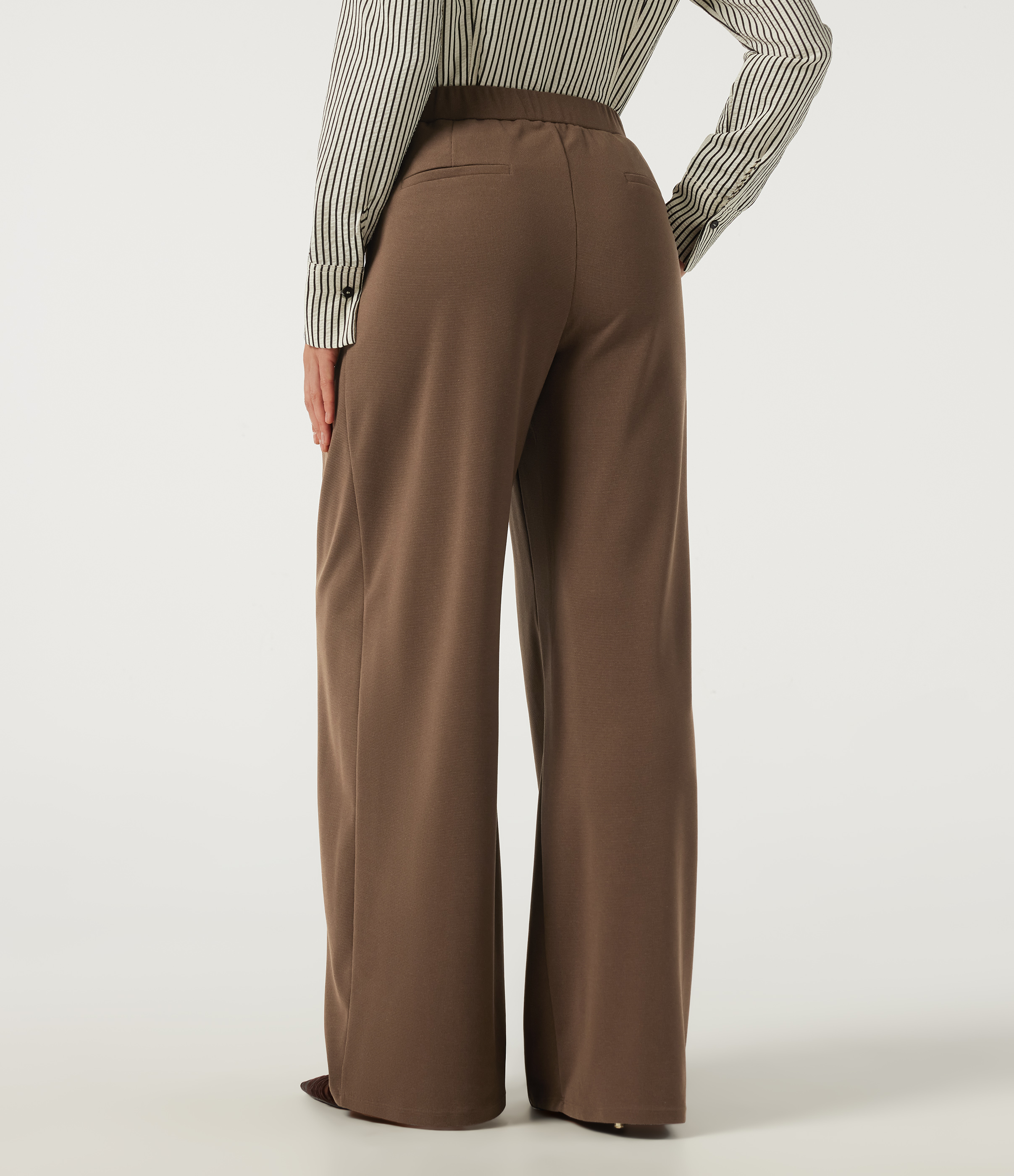 Partridge Halara Flex™ High Waisted Barrel Leg Waffle Work Pants with Pockets / 2