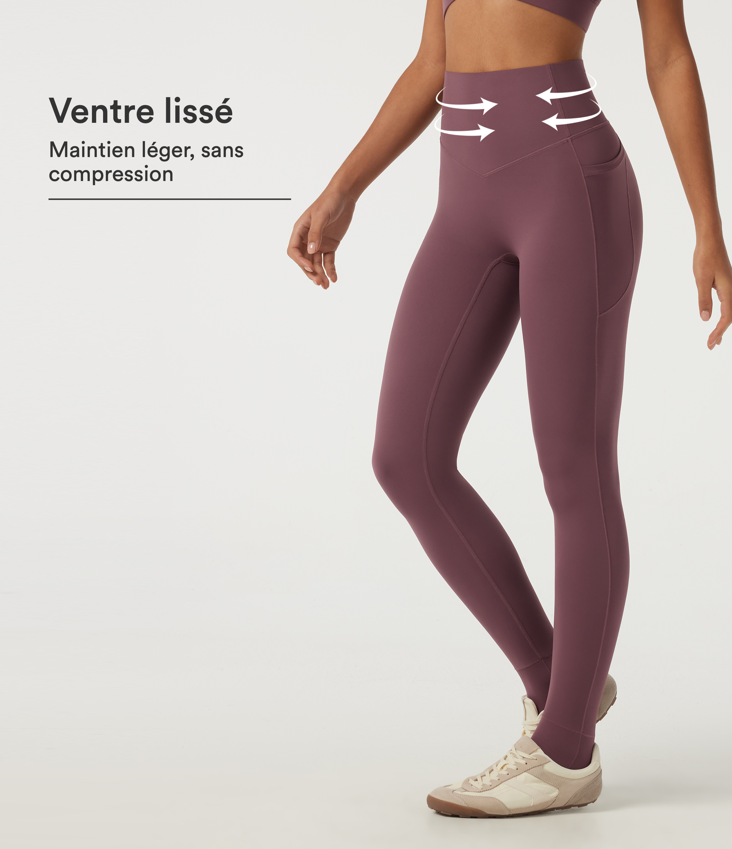 Legging de yoga Halara UltraSculpt™ gainant taille haute coupe skinny avec poches