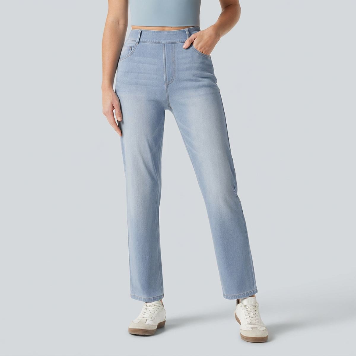 Straight Leg Jeans