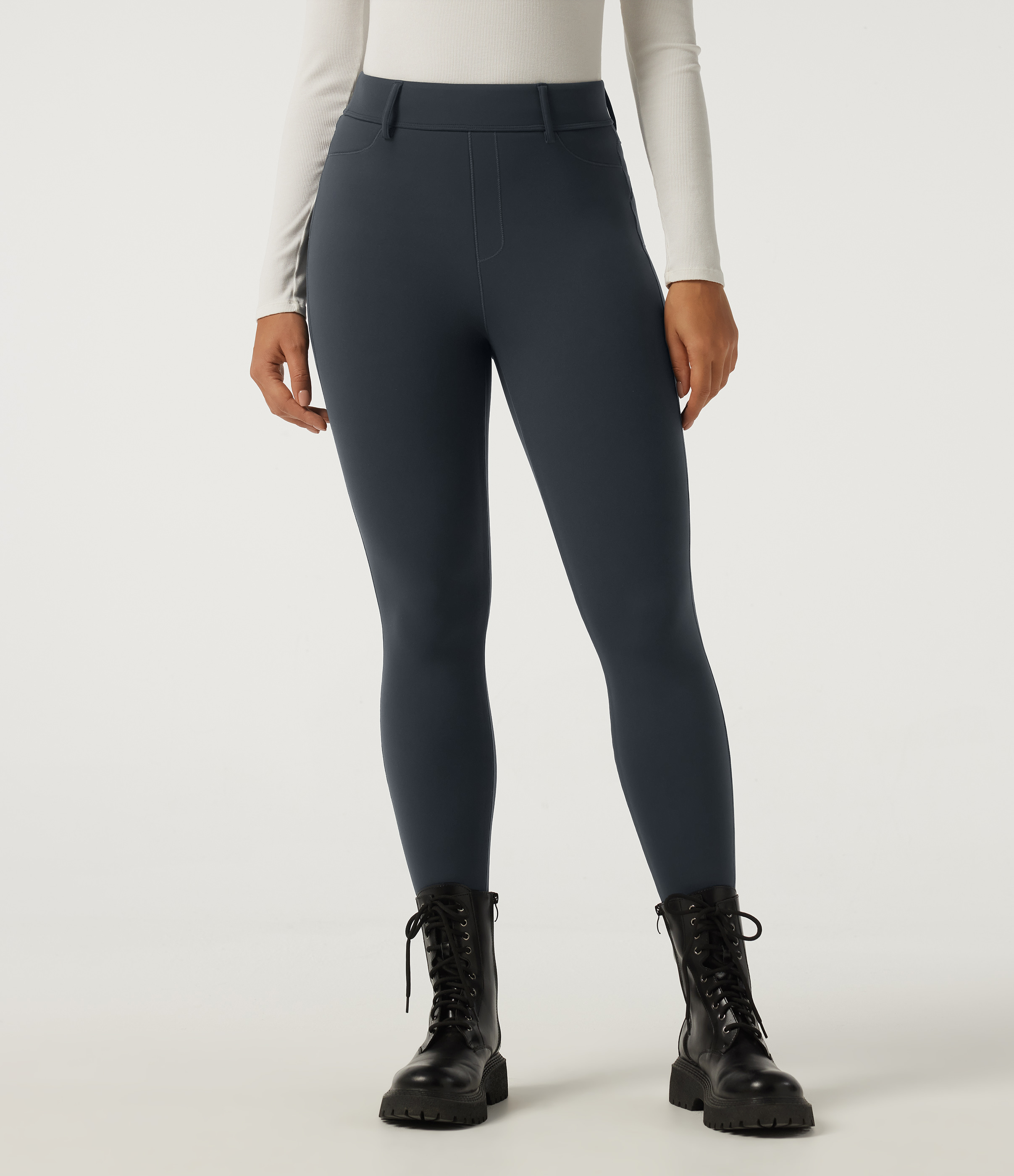 Carbon Halara UltraSculpt™ Extra Heat - Lässige Leggings mit hohem Bund und Gesäßtaschen - skinny fit / 2