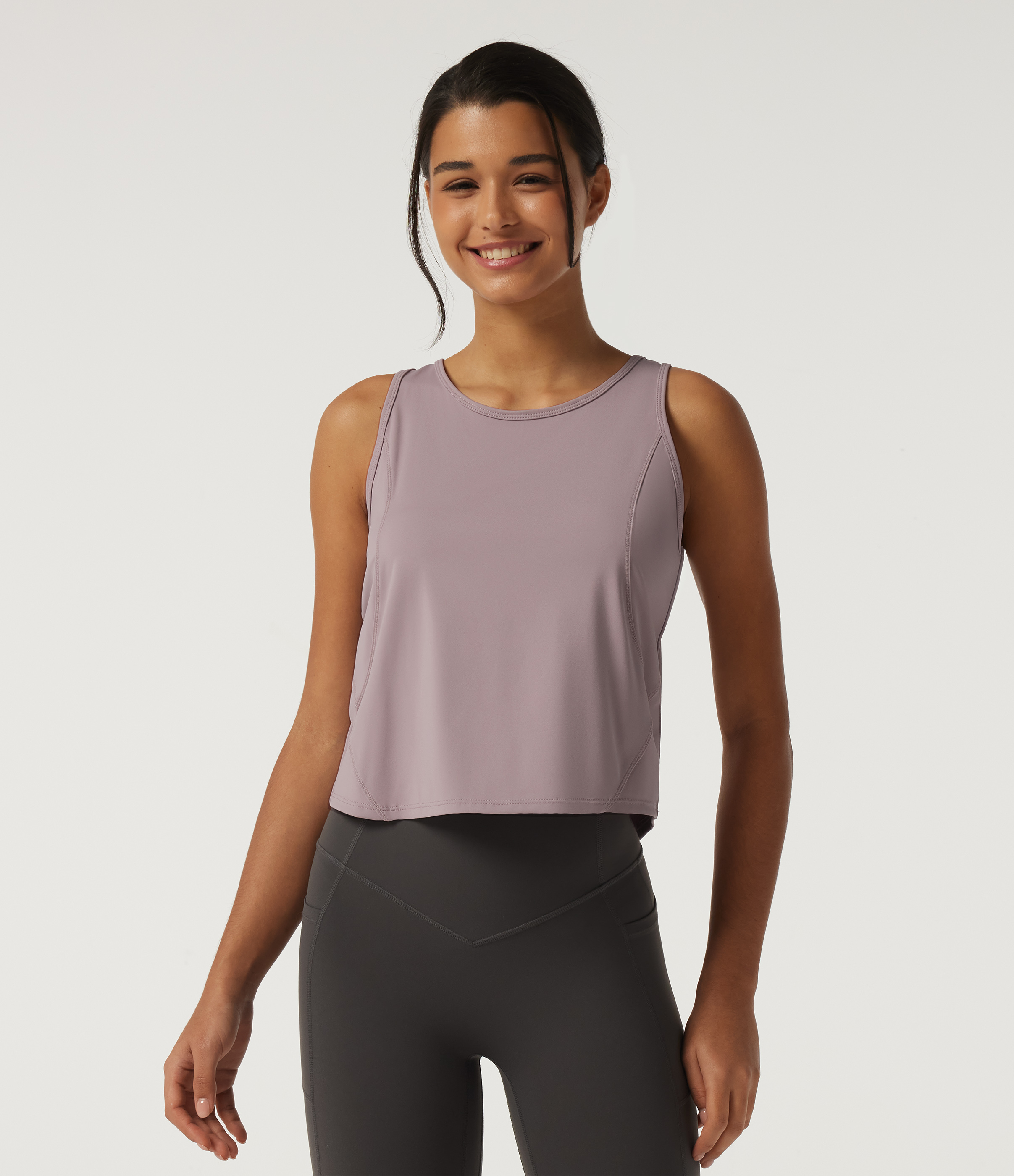 SoftlyZero™ Airy Round Neck Racerback Running Tank Top
