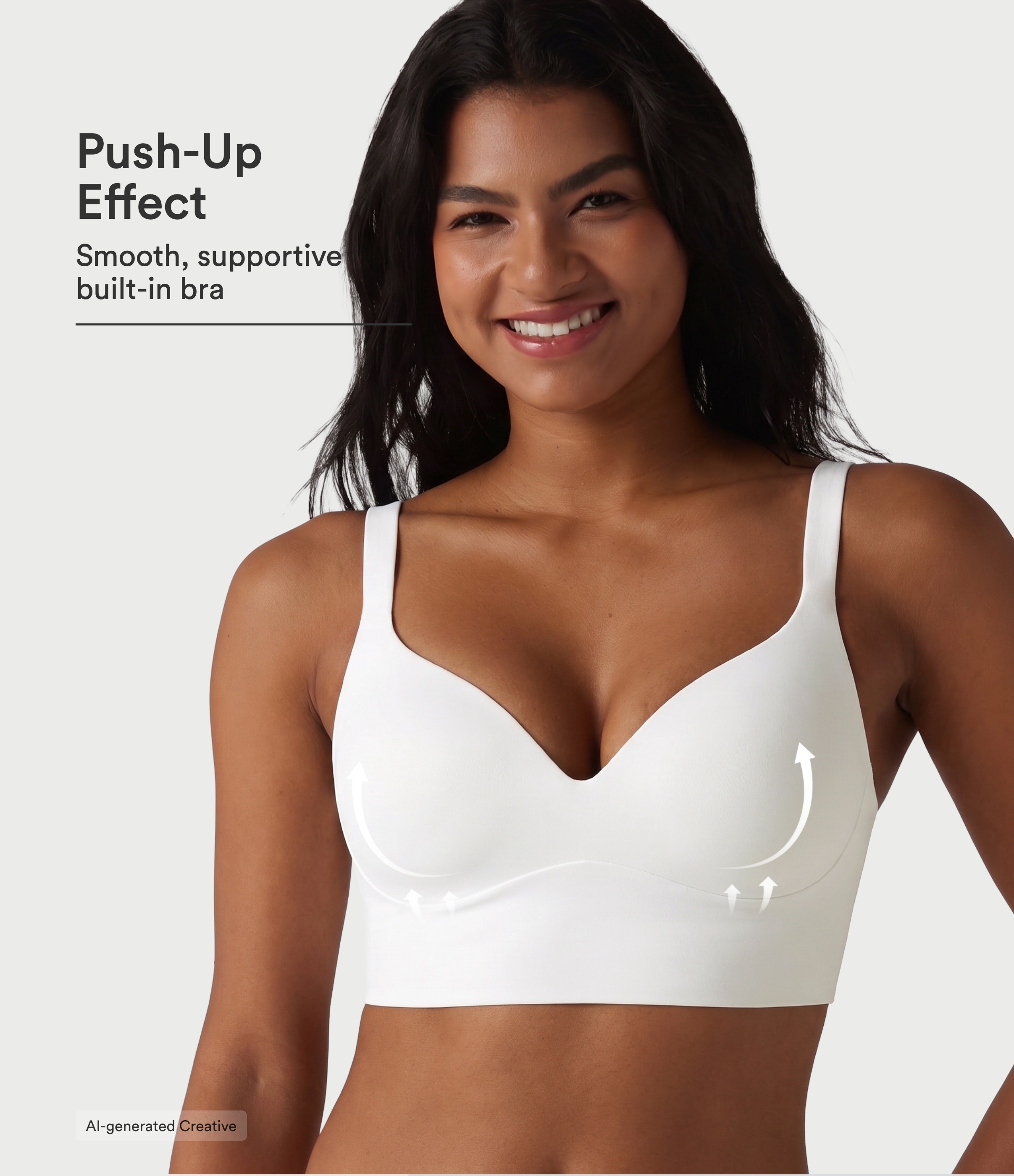 Halara UltraSculpt™ Push-Up Adjustable Buckle Non-Removable Pad Yoga Sports Bra