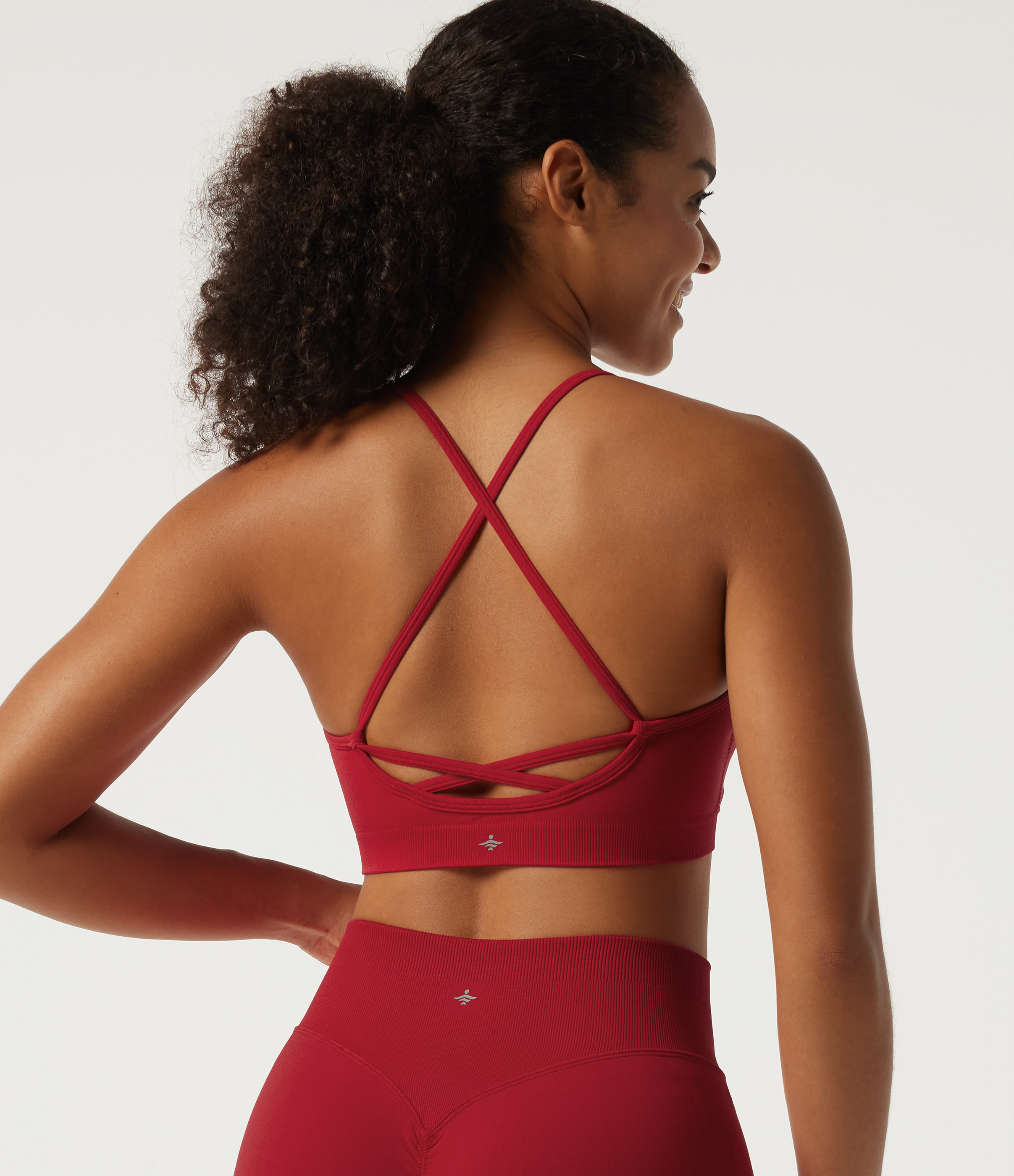 OneForm Seamless Flow Low Support Sweetheart Neck Built-in Bra Yoga Sports Bra 