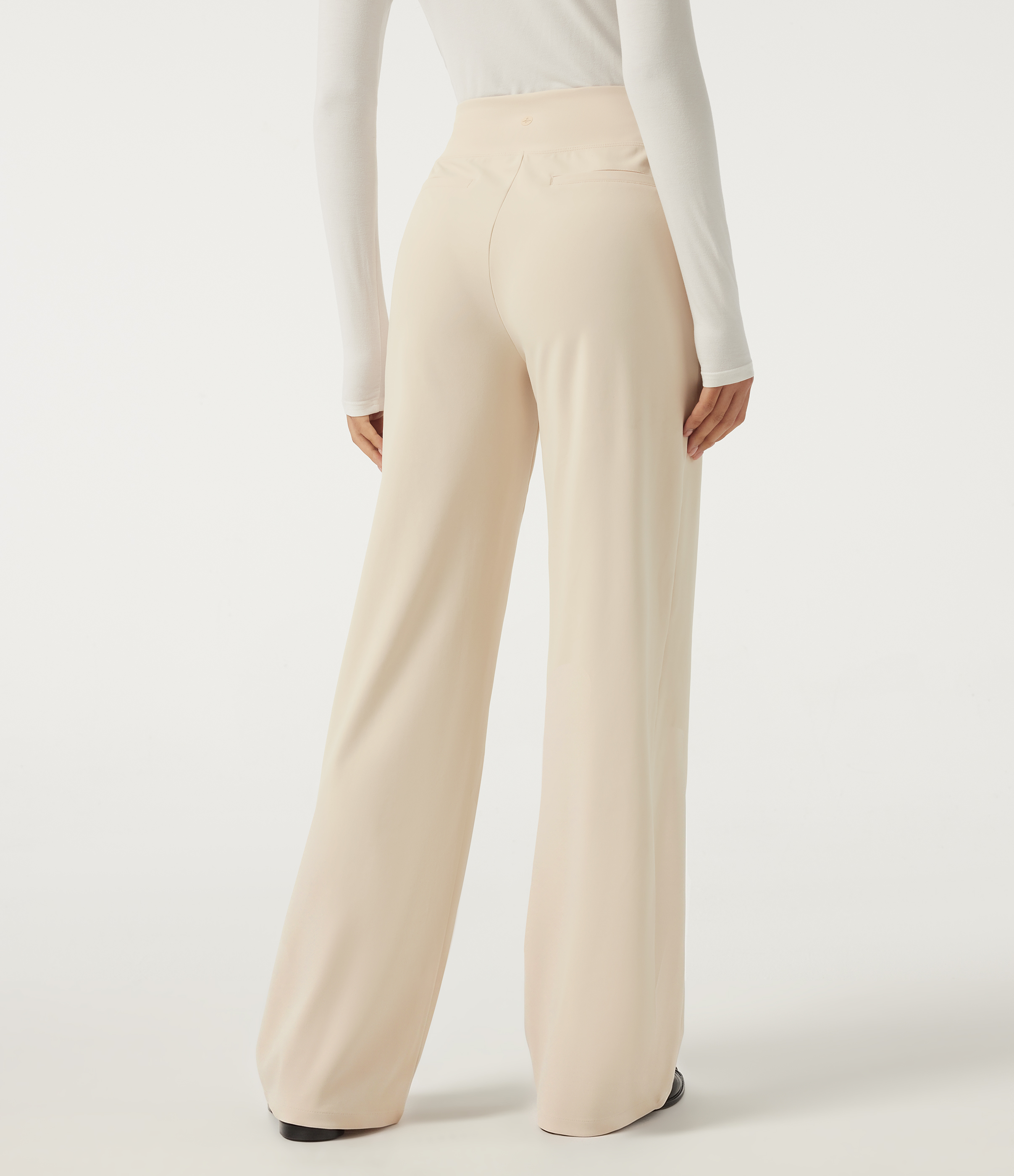 Oat Milk Halara DayStretch™ High Waisted Straight Leg Work Pants with Pockets  / 2