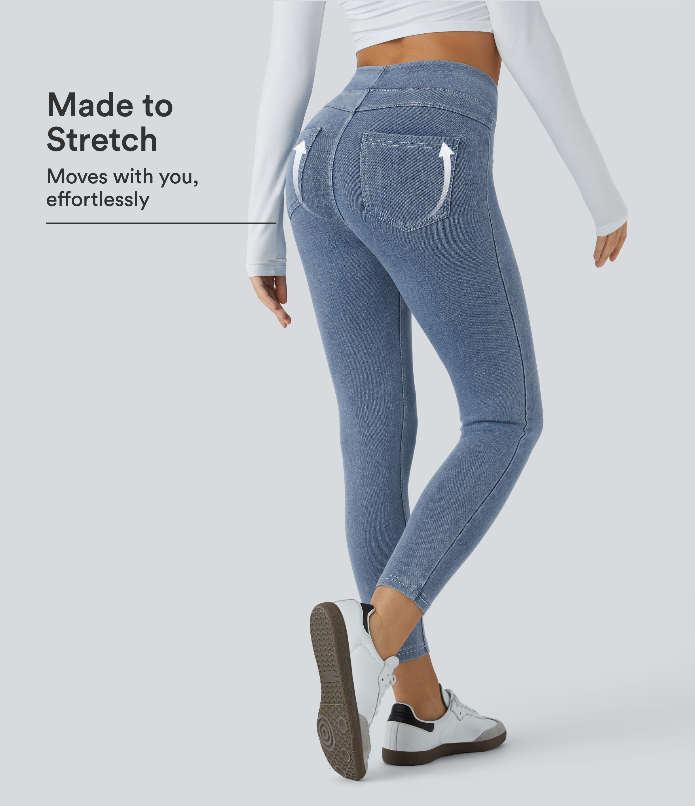 Halara Flex™ High Waisted Women Active  Casual Jegging with pockets