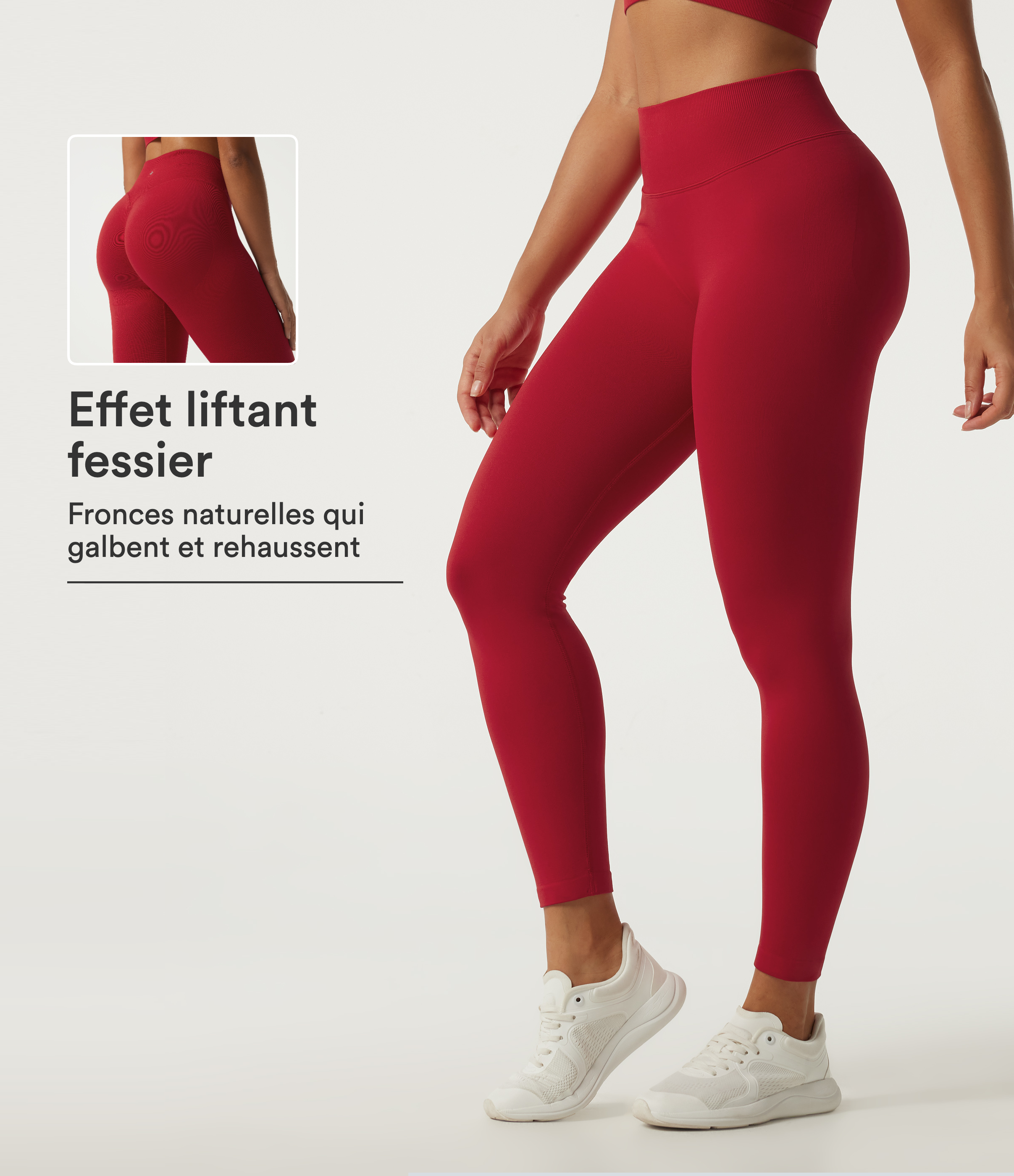 Legging de yoga Seamless Flow taille haute sans coutures