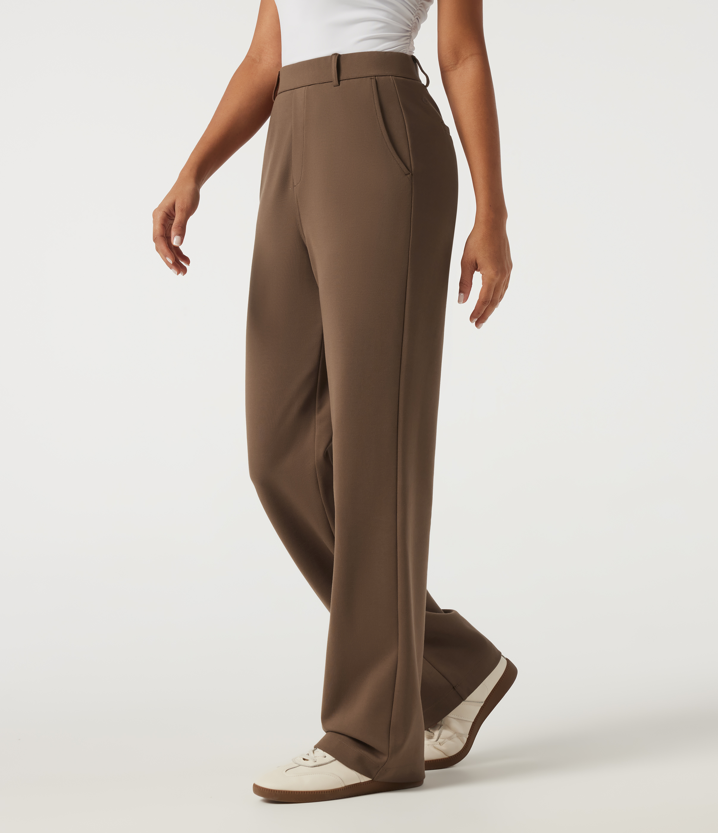 Halara Flex™ High Waisted Straight Leg Work Pants with Pockets
