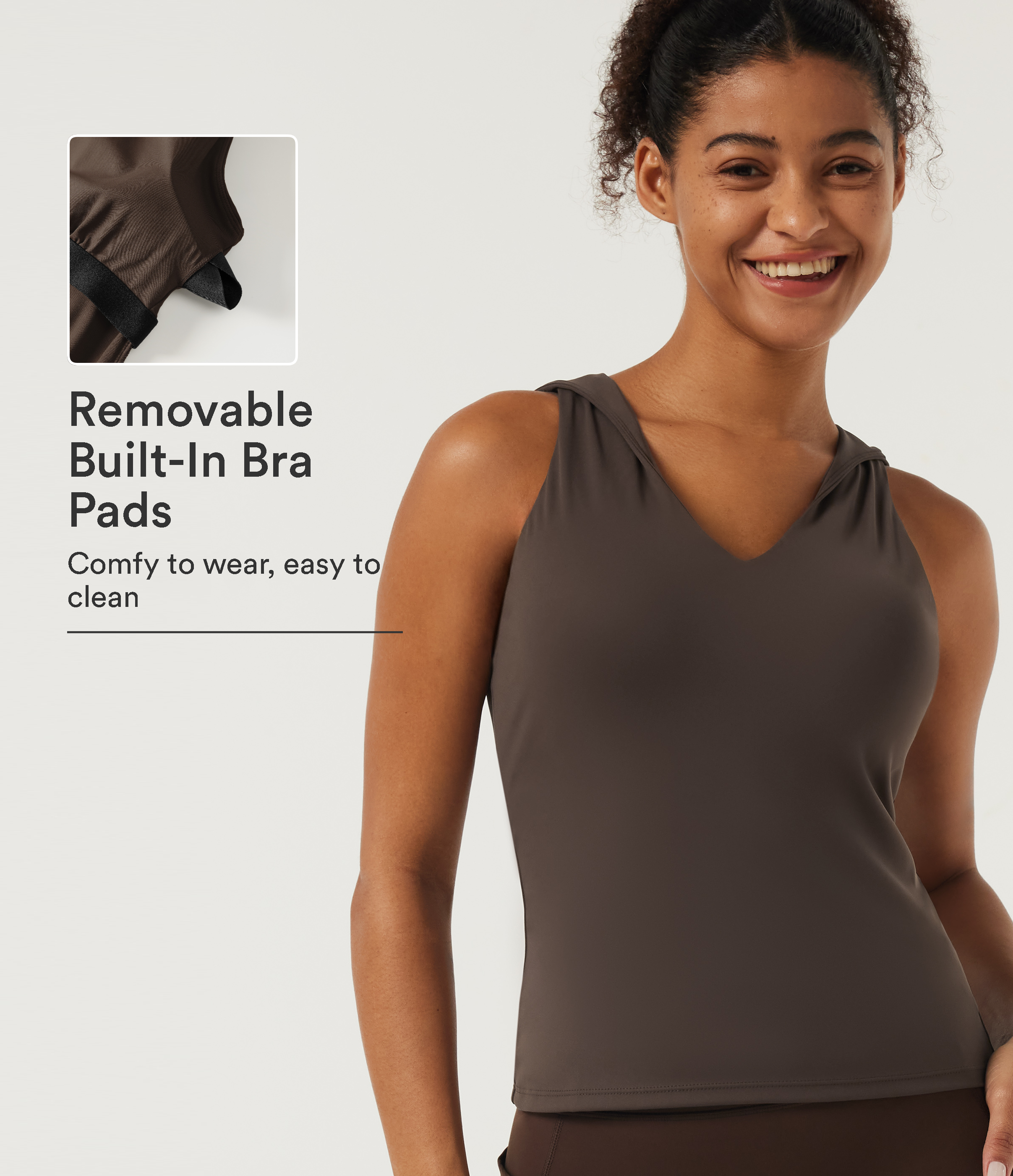 SoftlyZero™ Airy Hooded Sleeveless Built-in Bra InstantCool Yoga Sports Top 